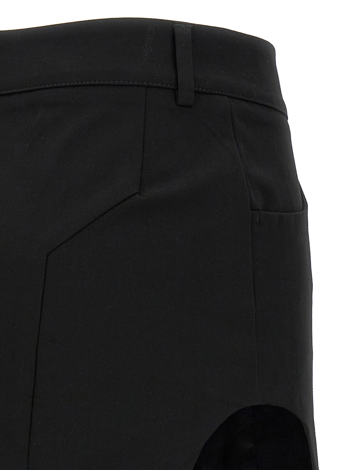 Shop Heron Preston Cut Out Mini Skirt In Black