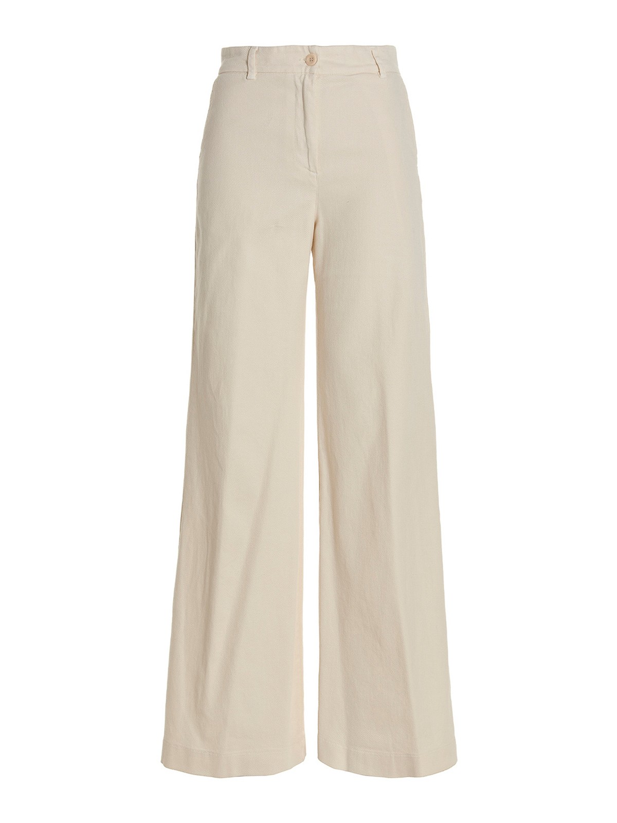 Shop Nude Wide Leg Jeans In White