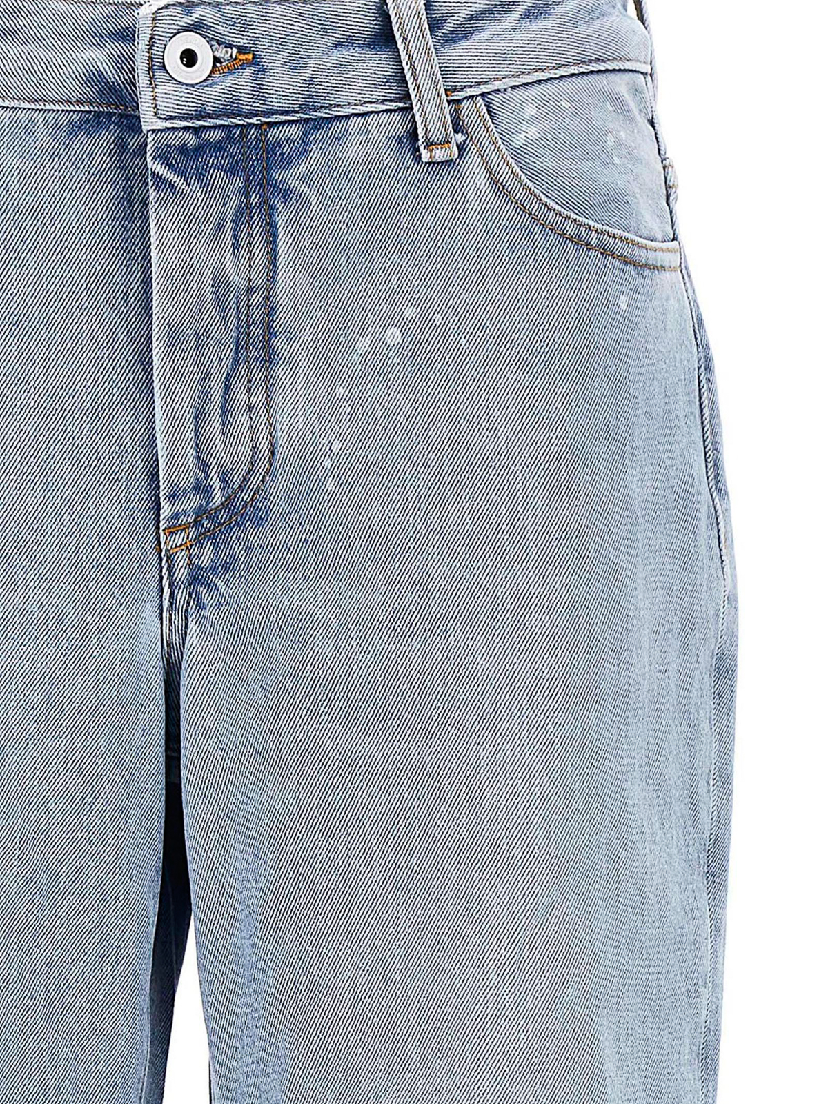 Shop Off-white Toybox Cargo-style Denim Jeans In Lavado Claro