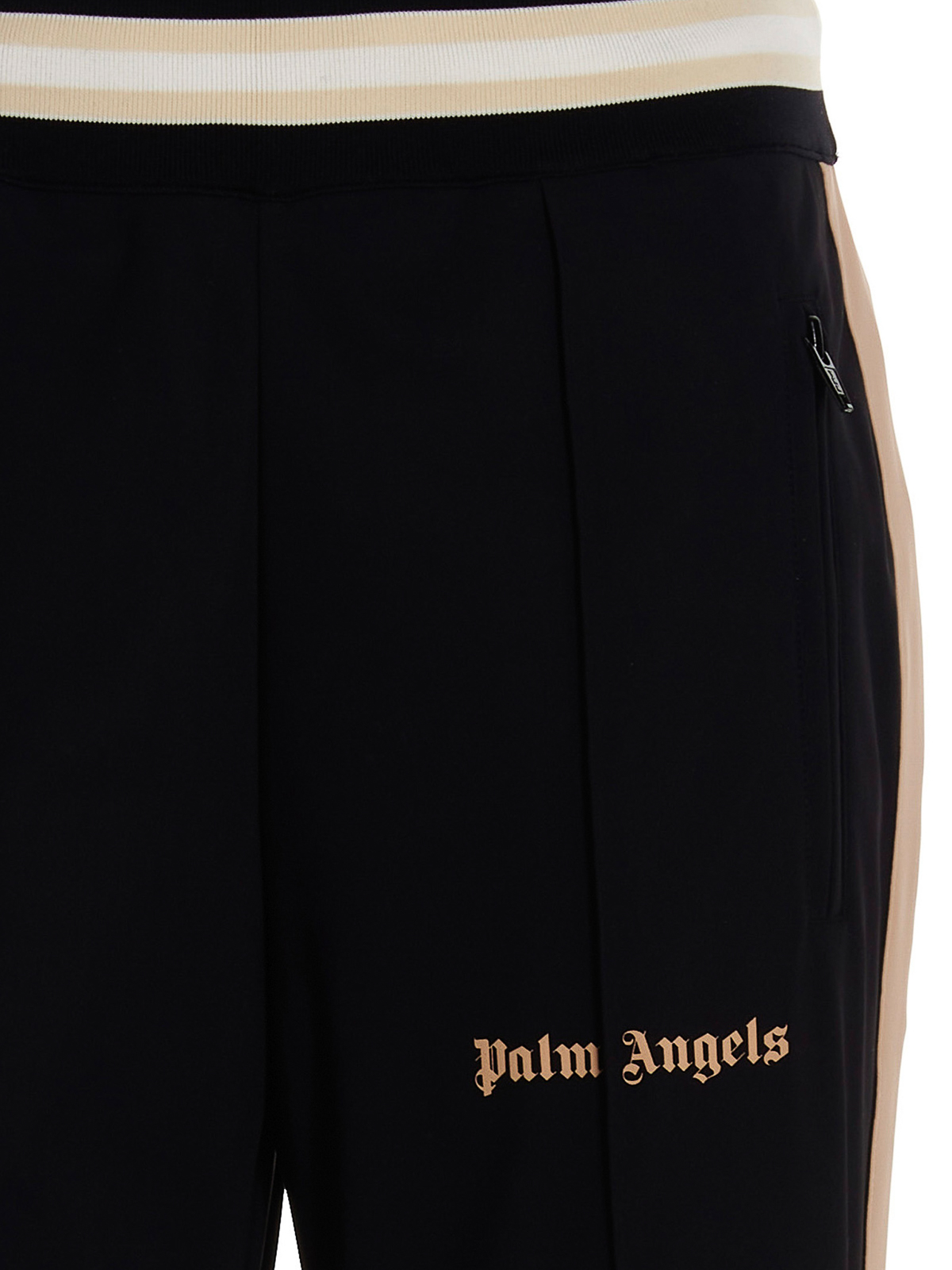 Palm Angels Leggings With Contrast Logo And Side Bands in Black