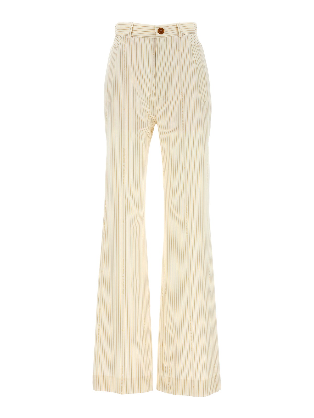 Vivienne Westwood Wool Trousers In Cream