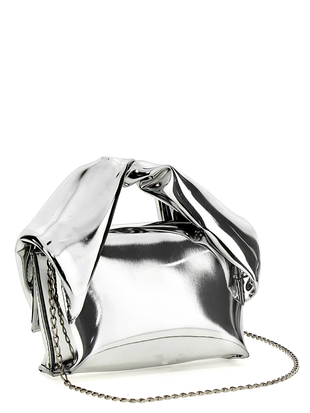 Metallic Silver Mini Bag | Silver Mini Tote Bags Online | LOQI