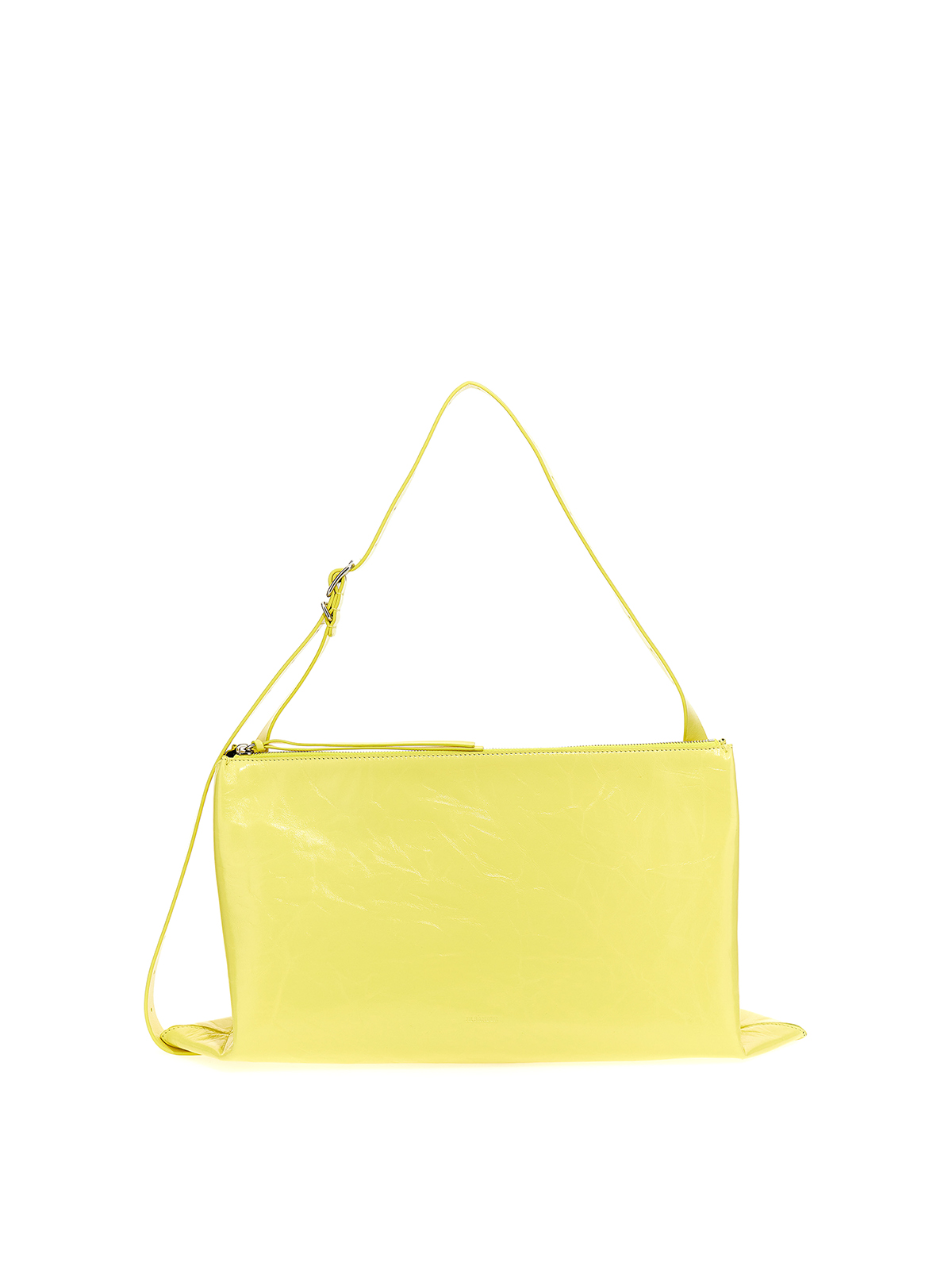 Jil Sander Empire Leather Bag In Yellow