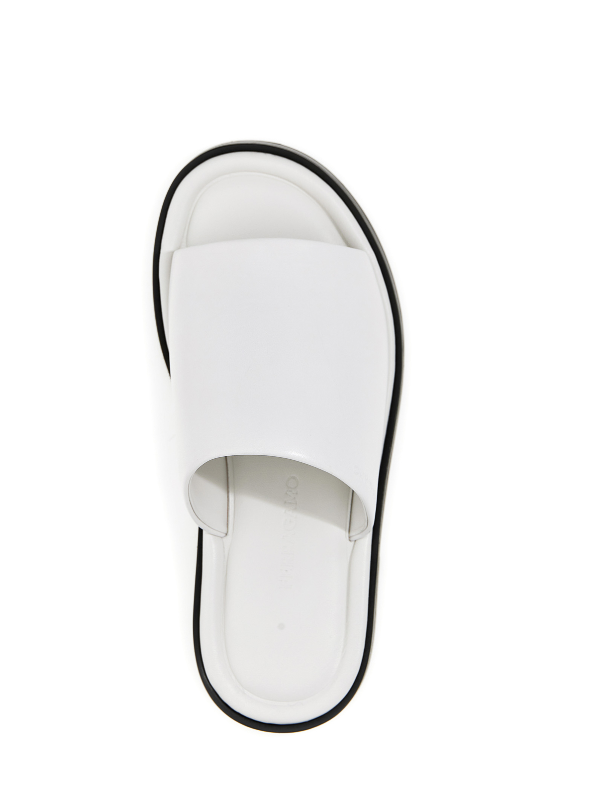 Shop Ferragamo June Sandals With Leather Band In White