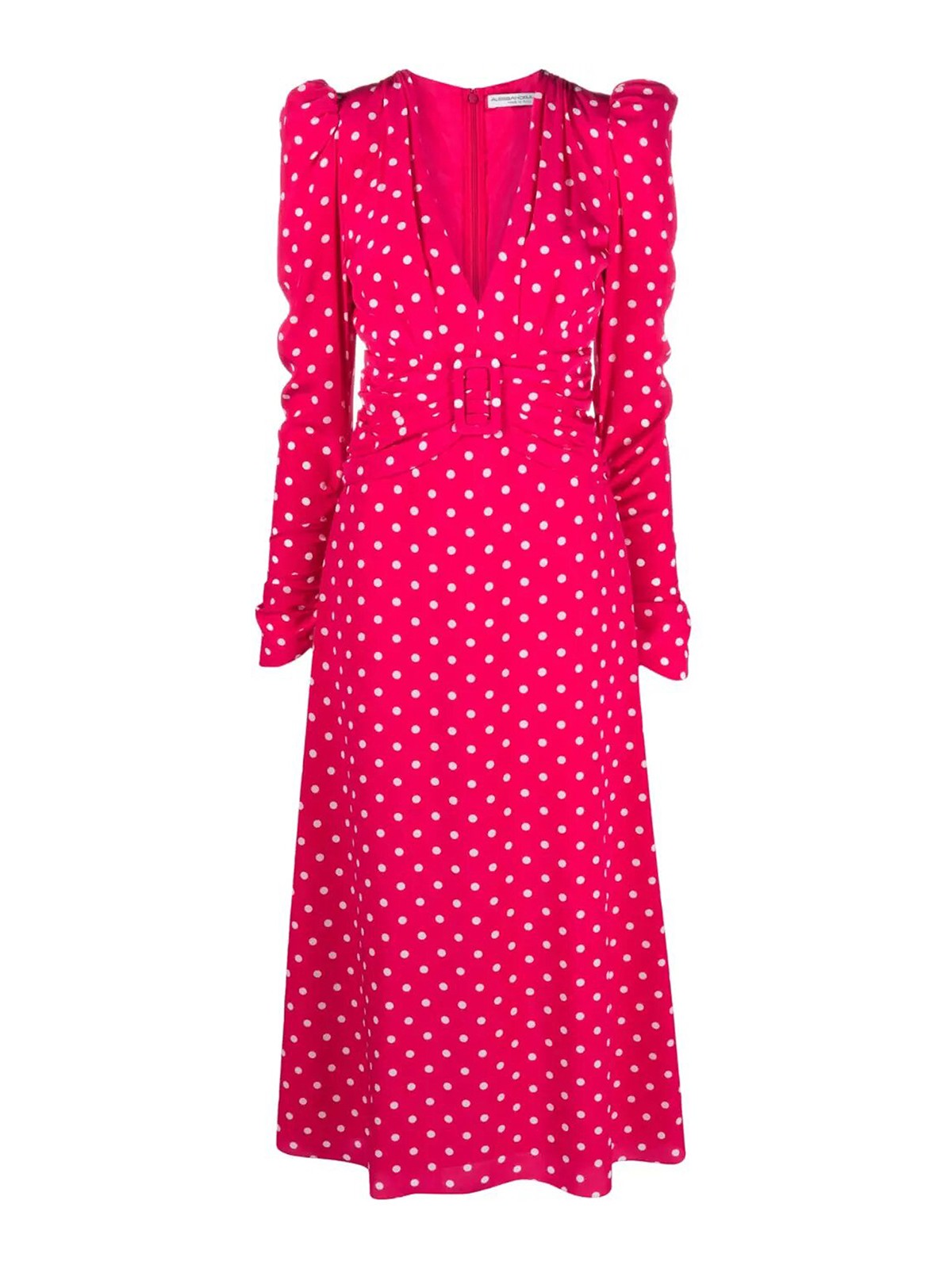Alessandra Rich V neck long sleeve dress - Women|FAB3330F39061786 Alessandra Rich V neck long sleeve dress - Women|FAB3330F39061786