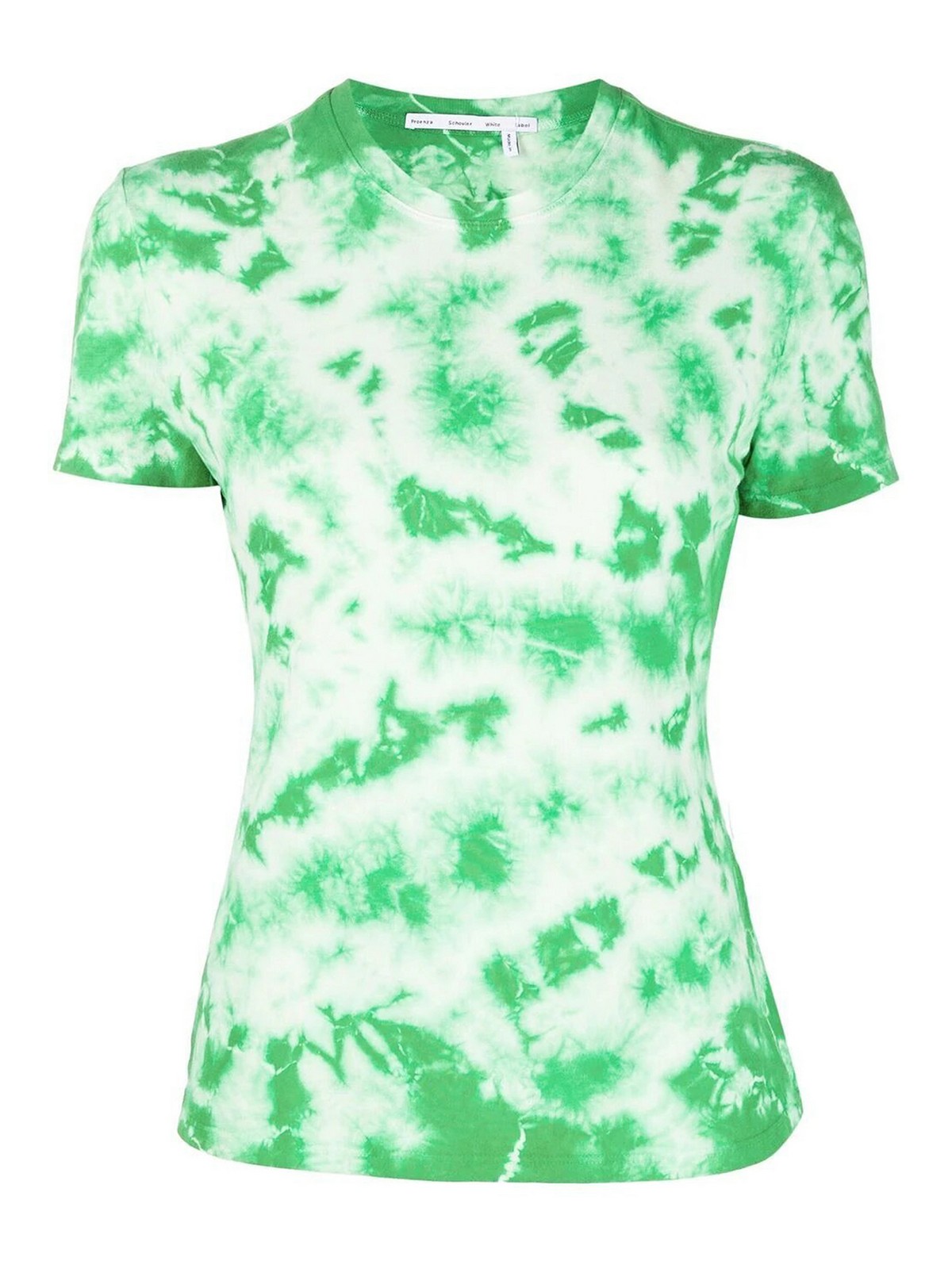 Proenza Schouler Cotton Crewneck Shirt In Green