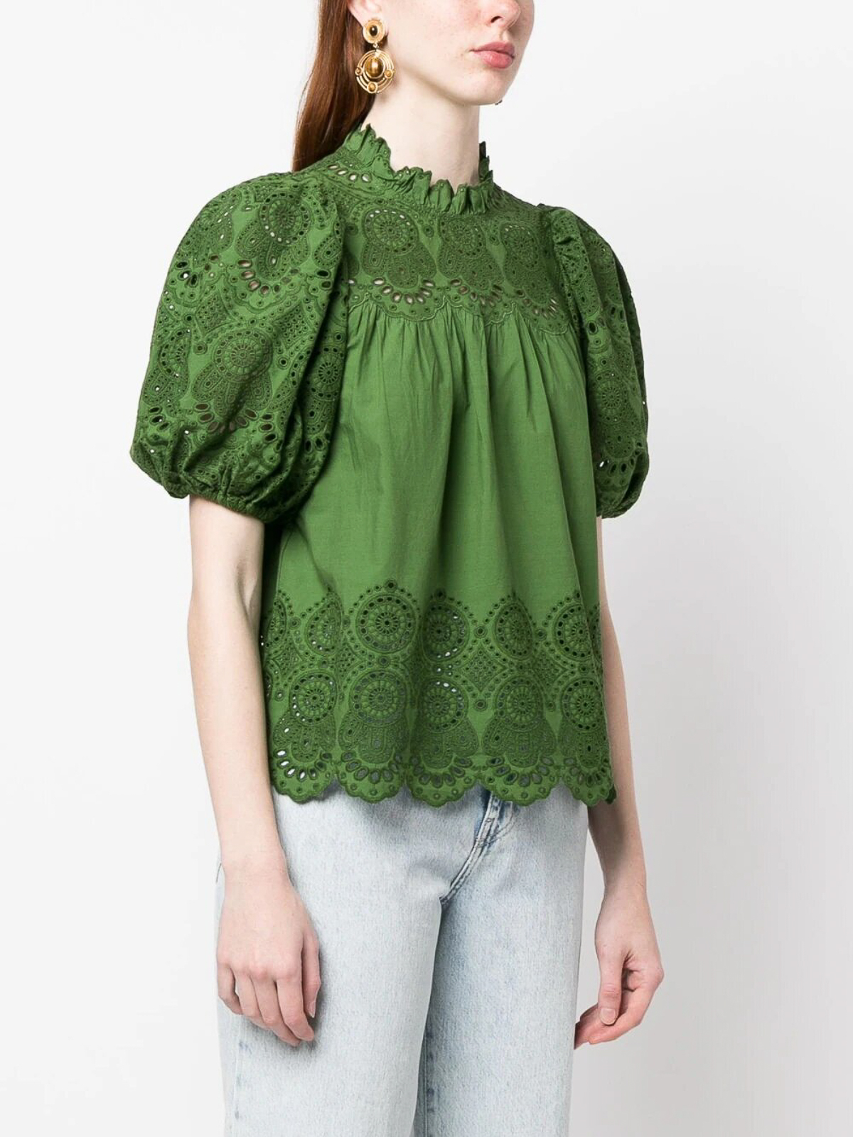 Ulla Johnson トップ/タンクトップ - 緑|SP230232LCHN