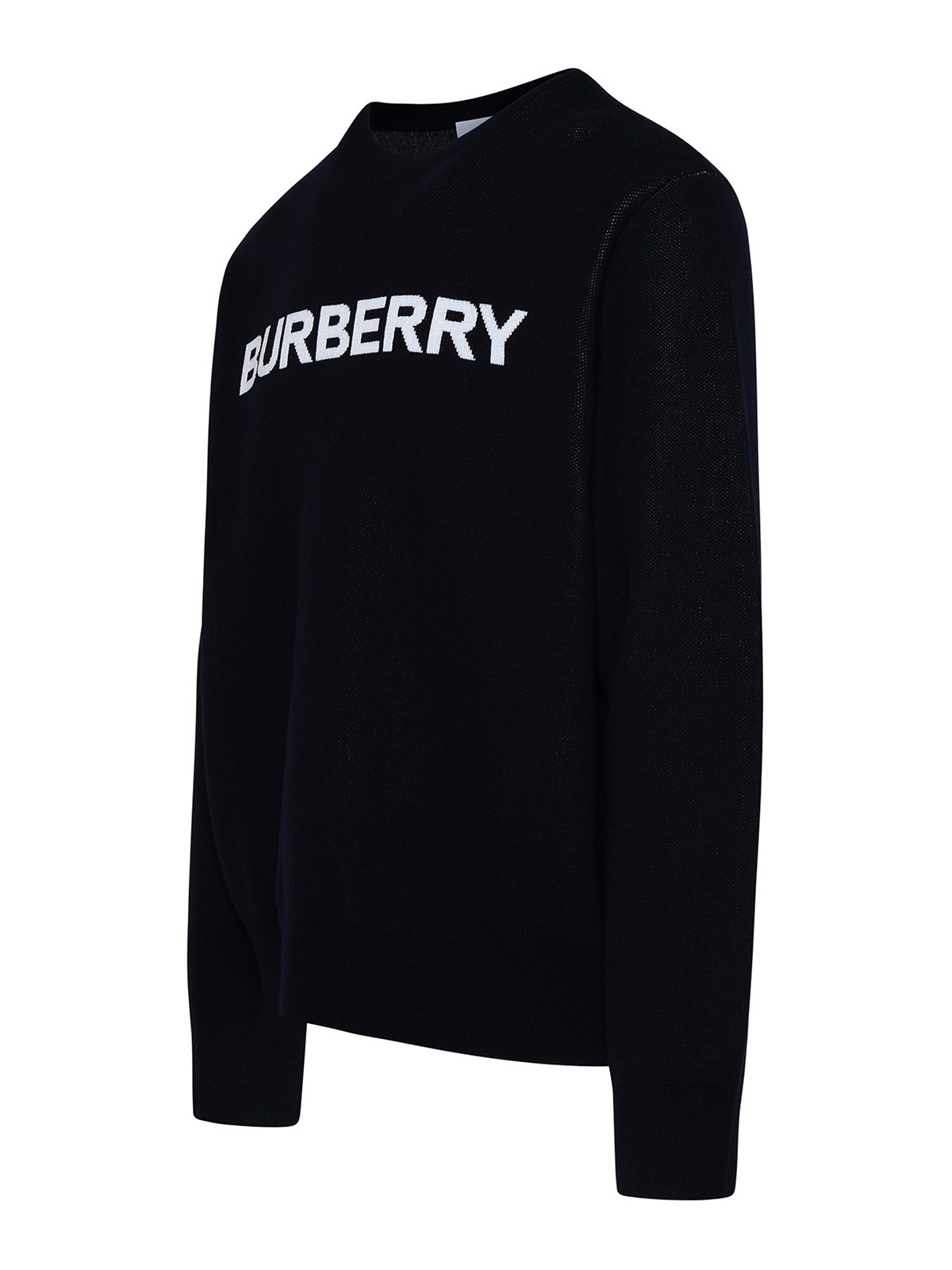 BURBERRY FENNEL LOGO MERINO 2024 SWEATER