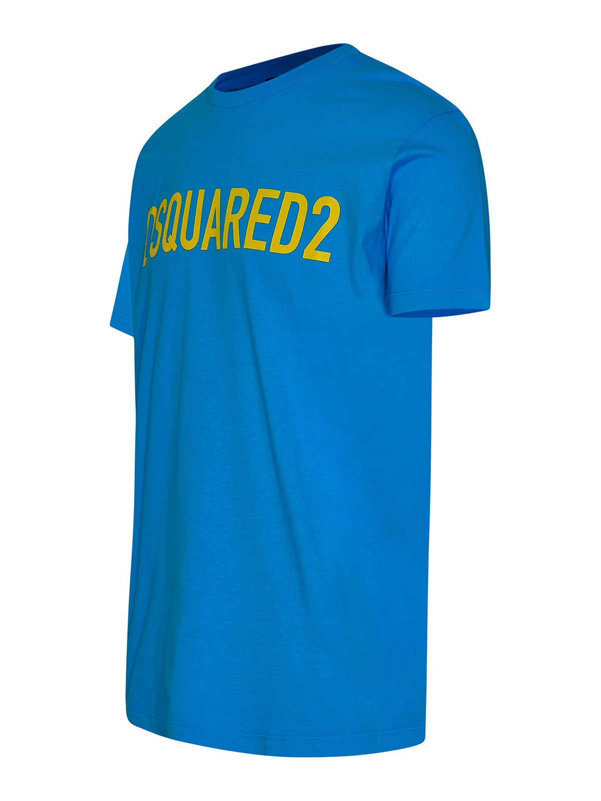 Shop Dsquared2 Light Blue Cotton T-shirt