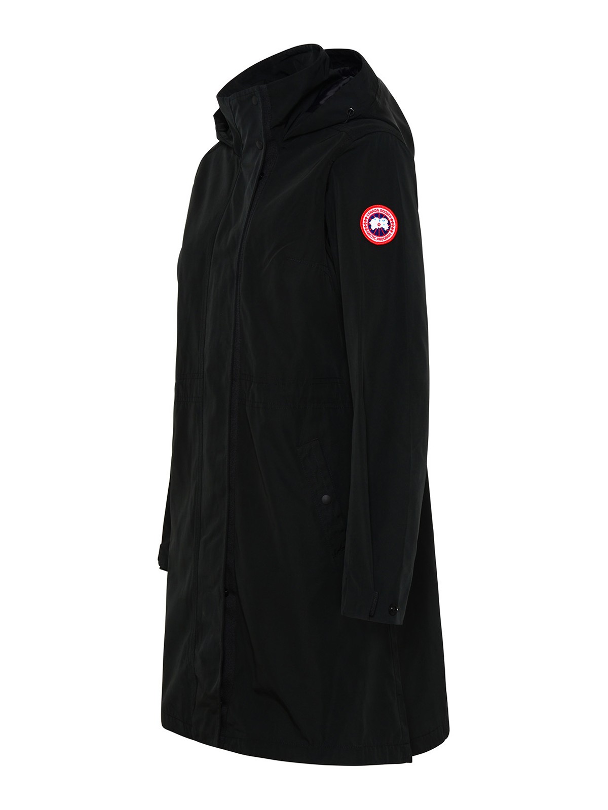 Shop Canada Goose Belcarra Jacket In Black Polyester