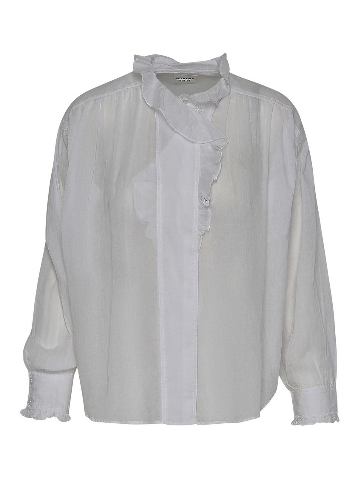 Isabel Marant Pamias Blouse In White Cotton