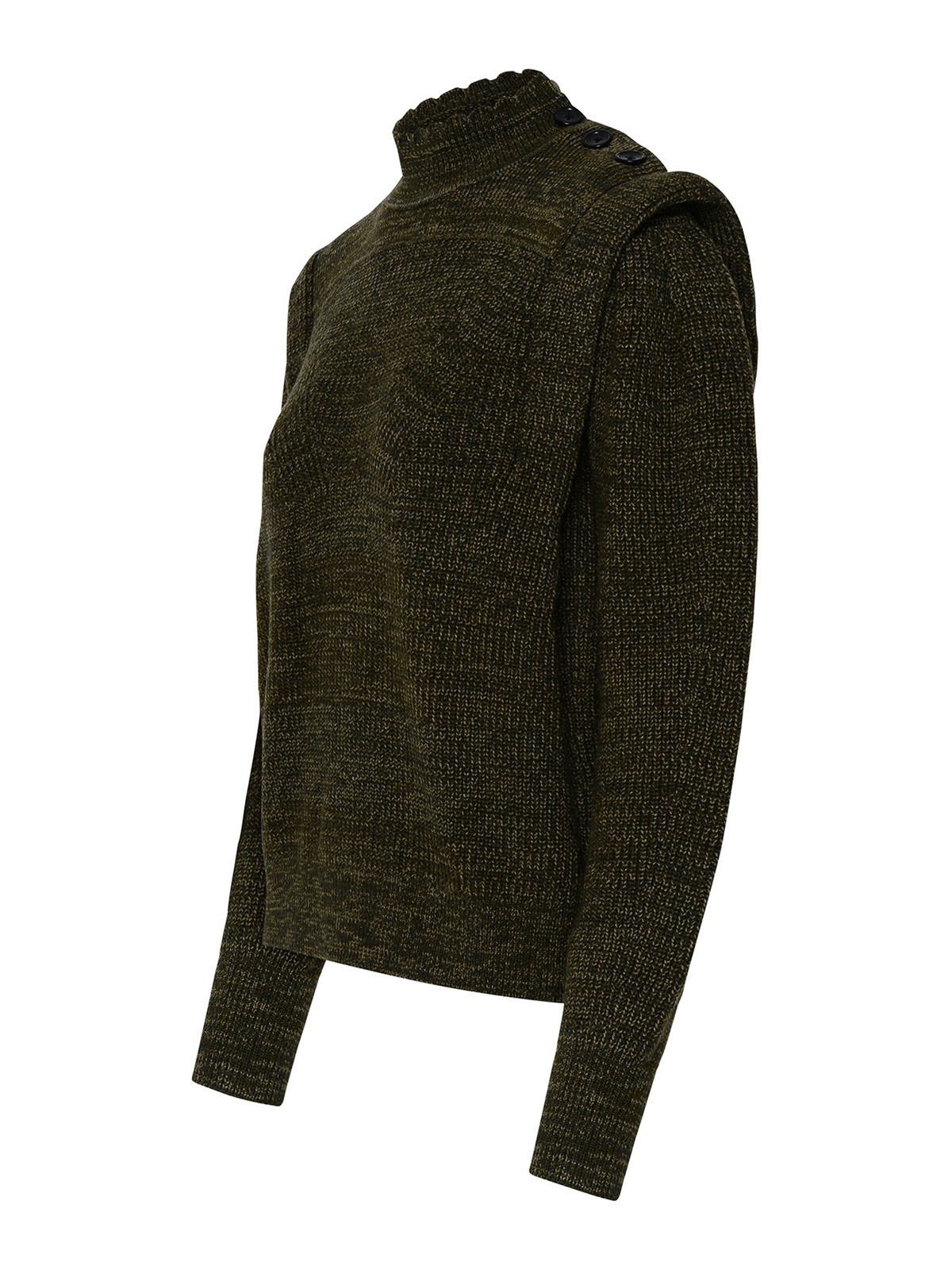 Shop Isabel Marant Meerya Wool Sweater In Green