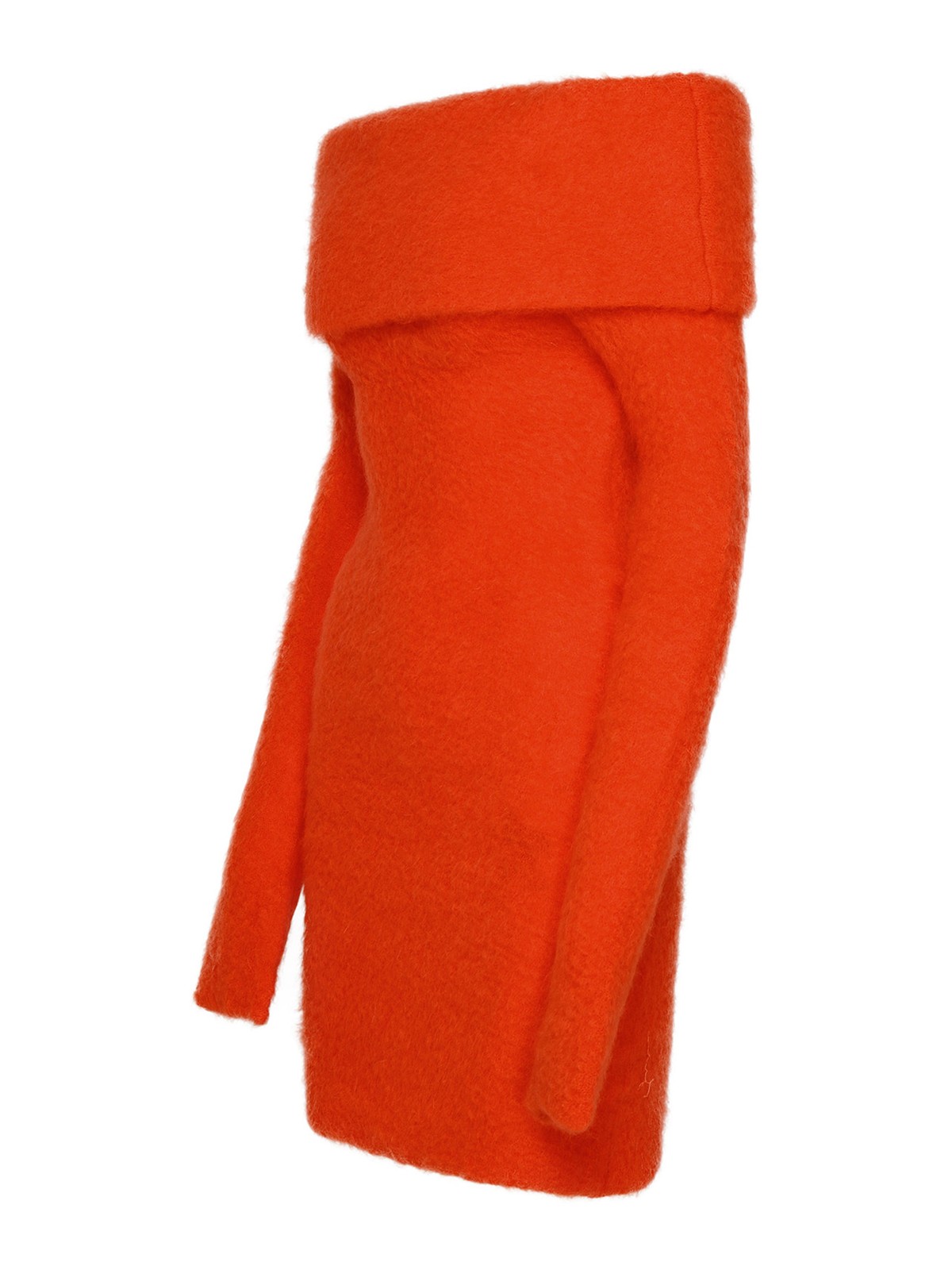 open lace back dress JANICK DRESS Woman orange