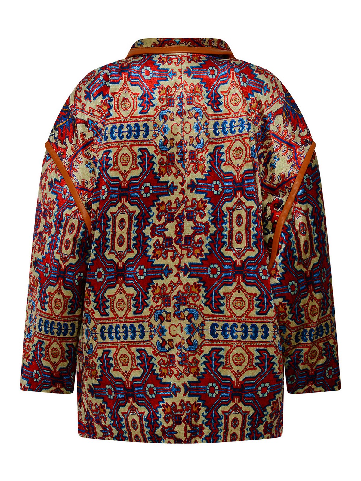 Shop Isabel Marant Greca Cotton Blend Jacket In Multicolour