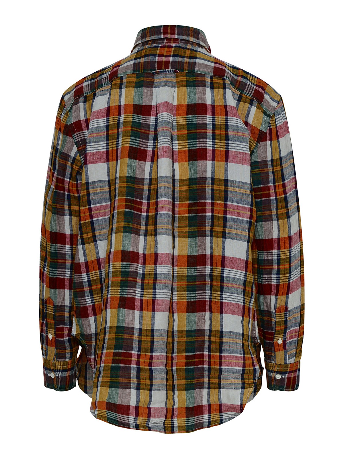 Shop Polo Ralph Lauren Linen Shirt In Multicolour