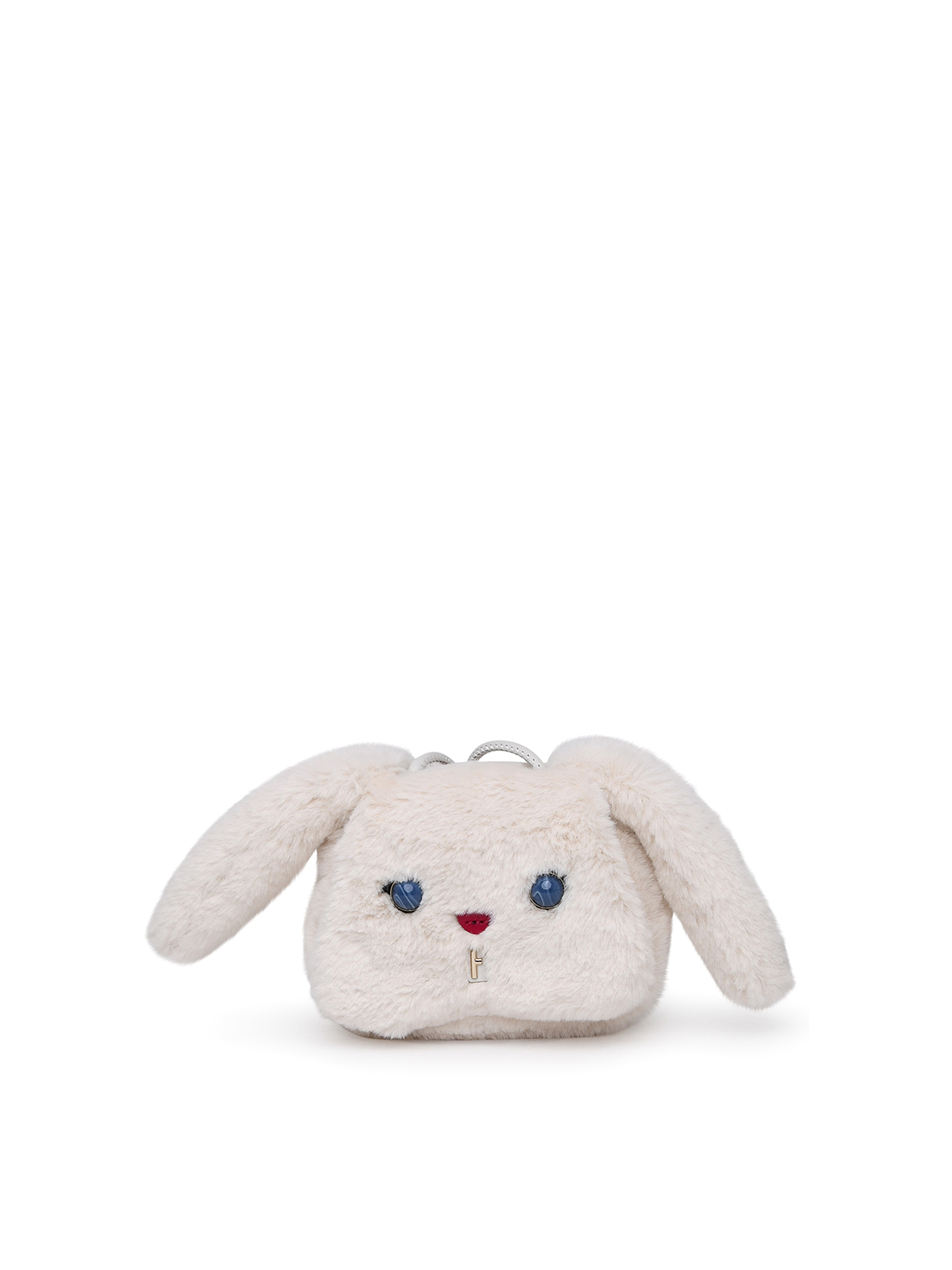 Furla White fur allegra bunny crossbody bag | WE00377BX1596WH000