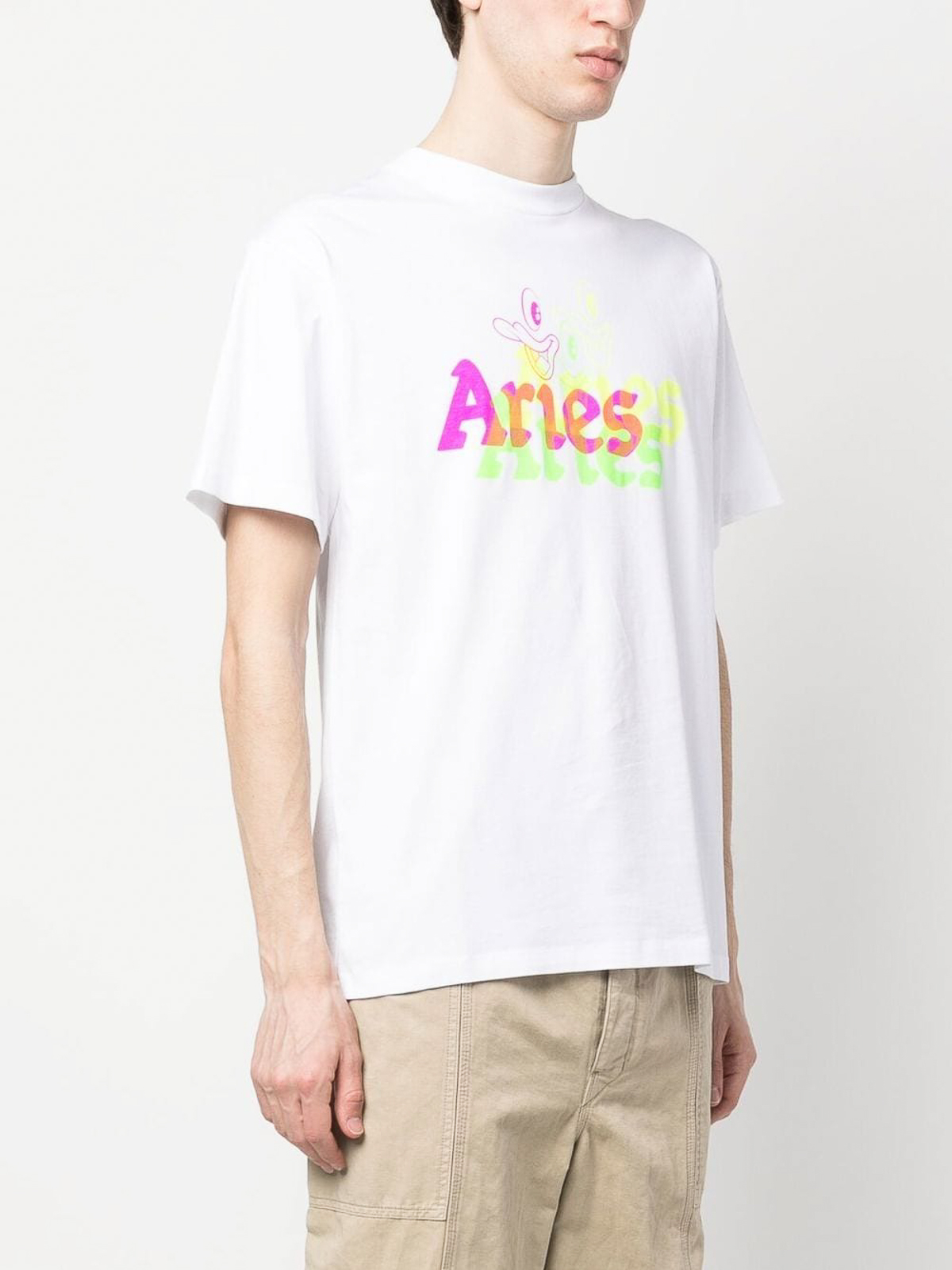 Shop Aries Camiseta - Blanco In White