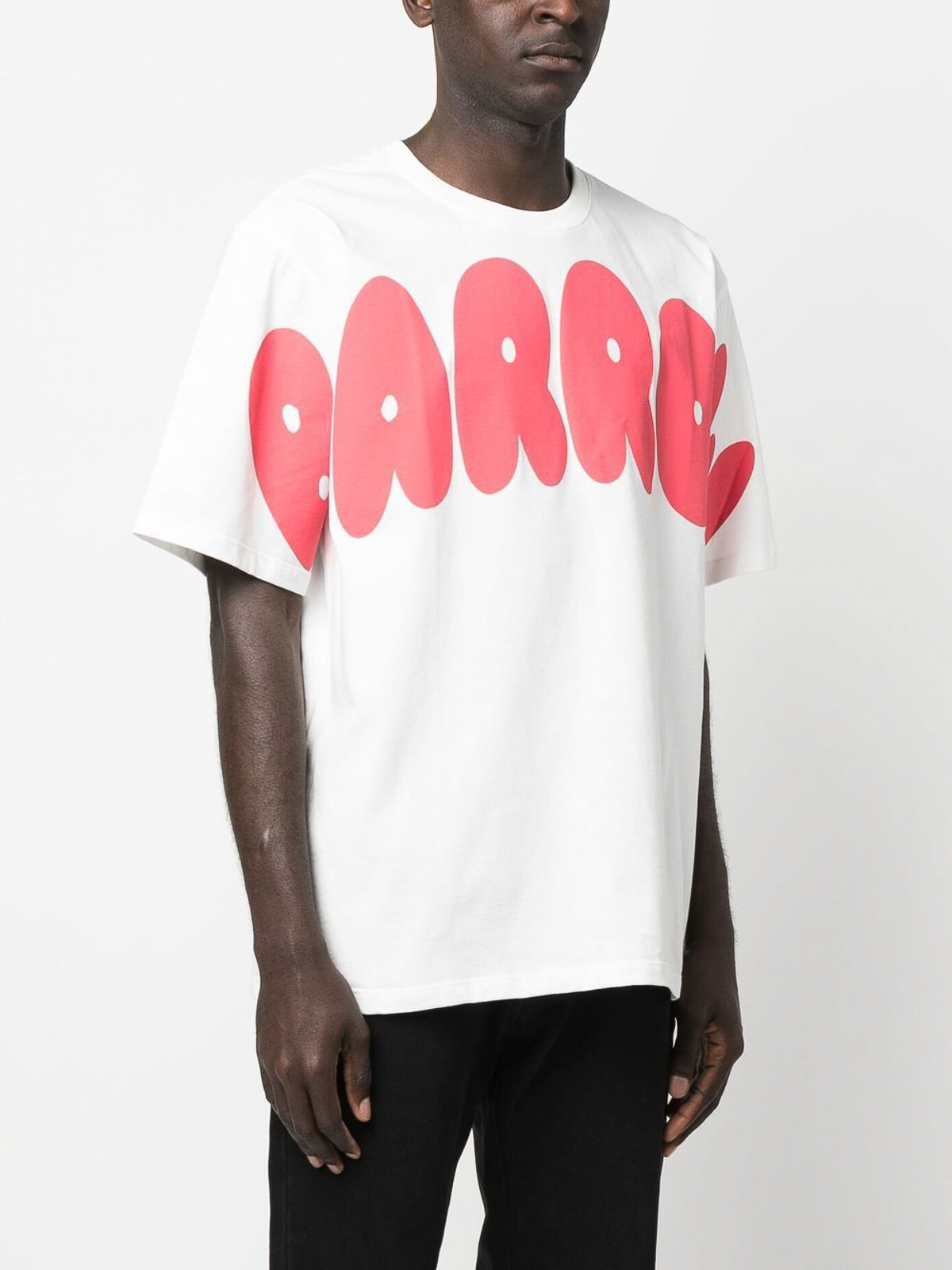 Shop Barrow Logo-print Cotton T-shirt In White