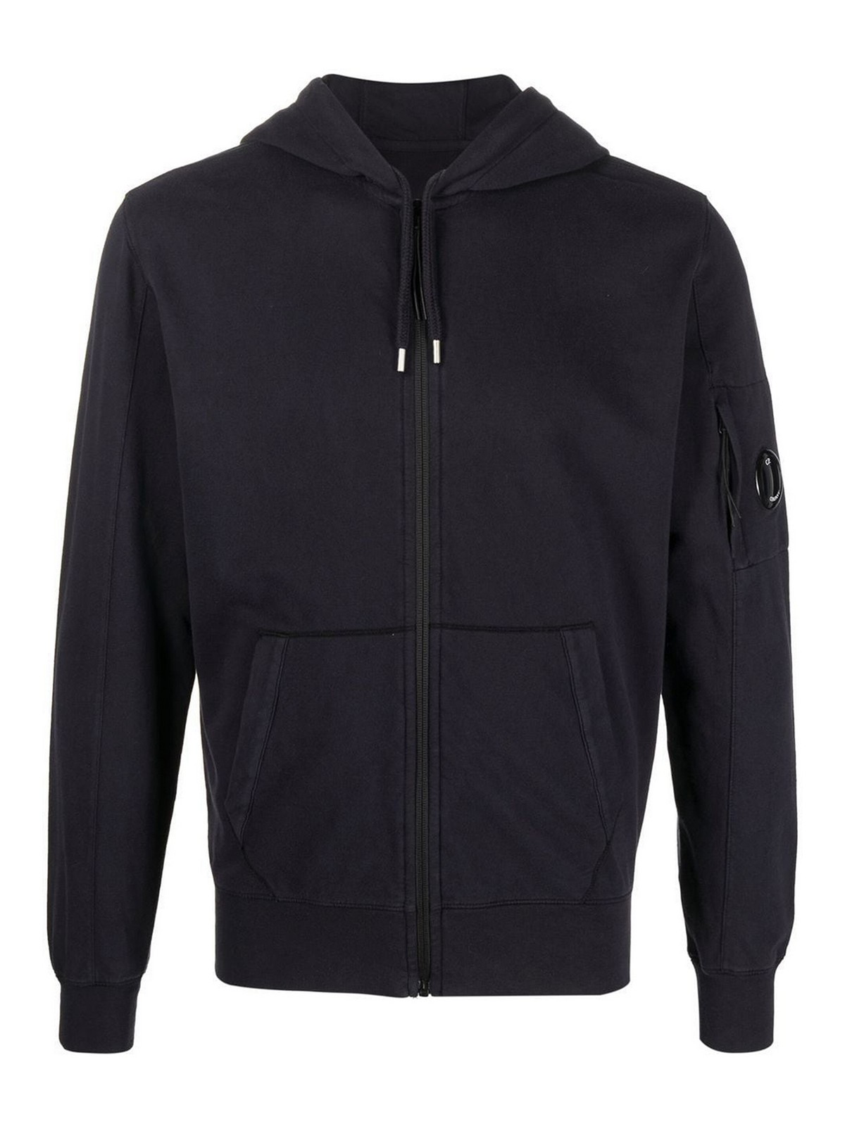 CP COMPANY｜HOODIES/ZIP-UPS (Lens Detail Hoodie Sweatshi C.P. Company Lens-detail Hoodie | Blue | FARFETCH