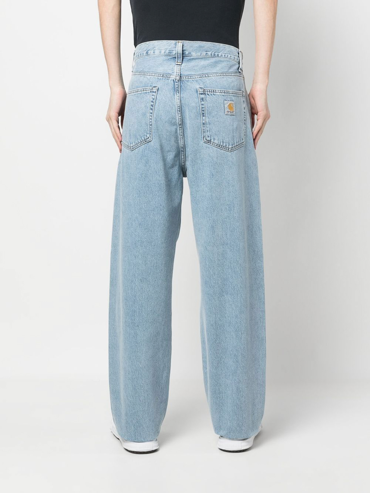 Shop Carhartt Wide-leg Jeans In Blue
