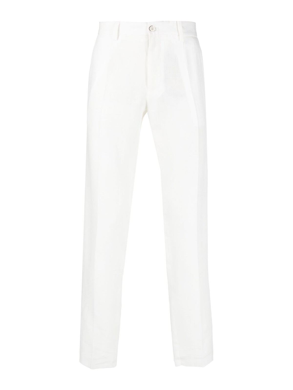 Dolce & Gabbana Mid-rise Tailored Trousers In White