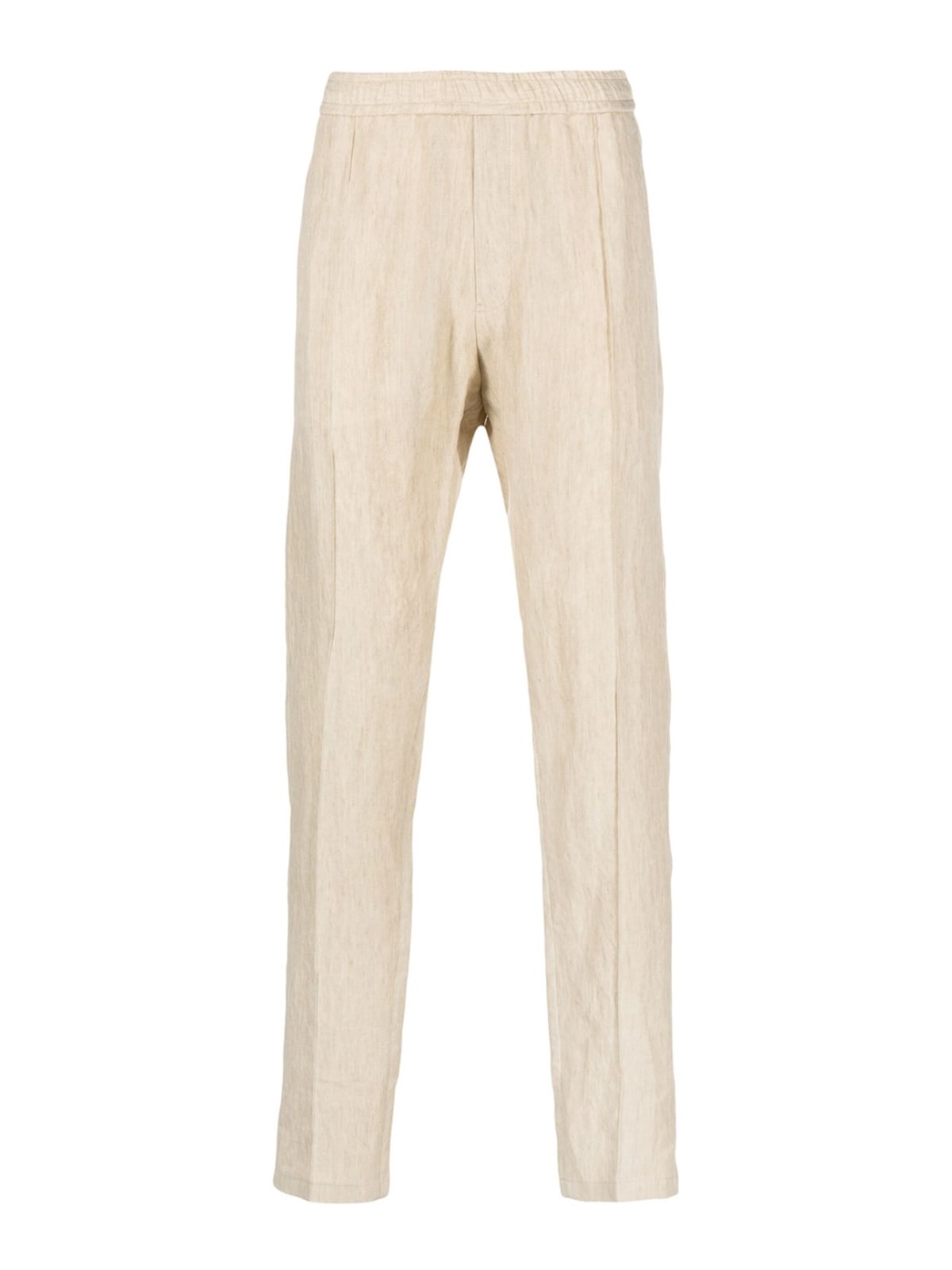 パンツ EMPORIO ARMANI 100% Linen Pants Emporio Armani women's linen-blend pants e3np40f2207 Ecru