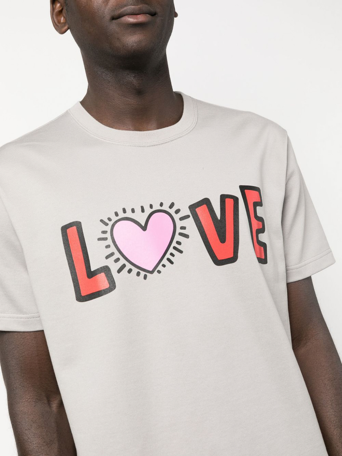 T-shirts Junya Watanabe - Love-print cotton t-shirt - T0030511