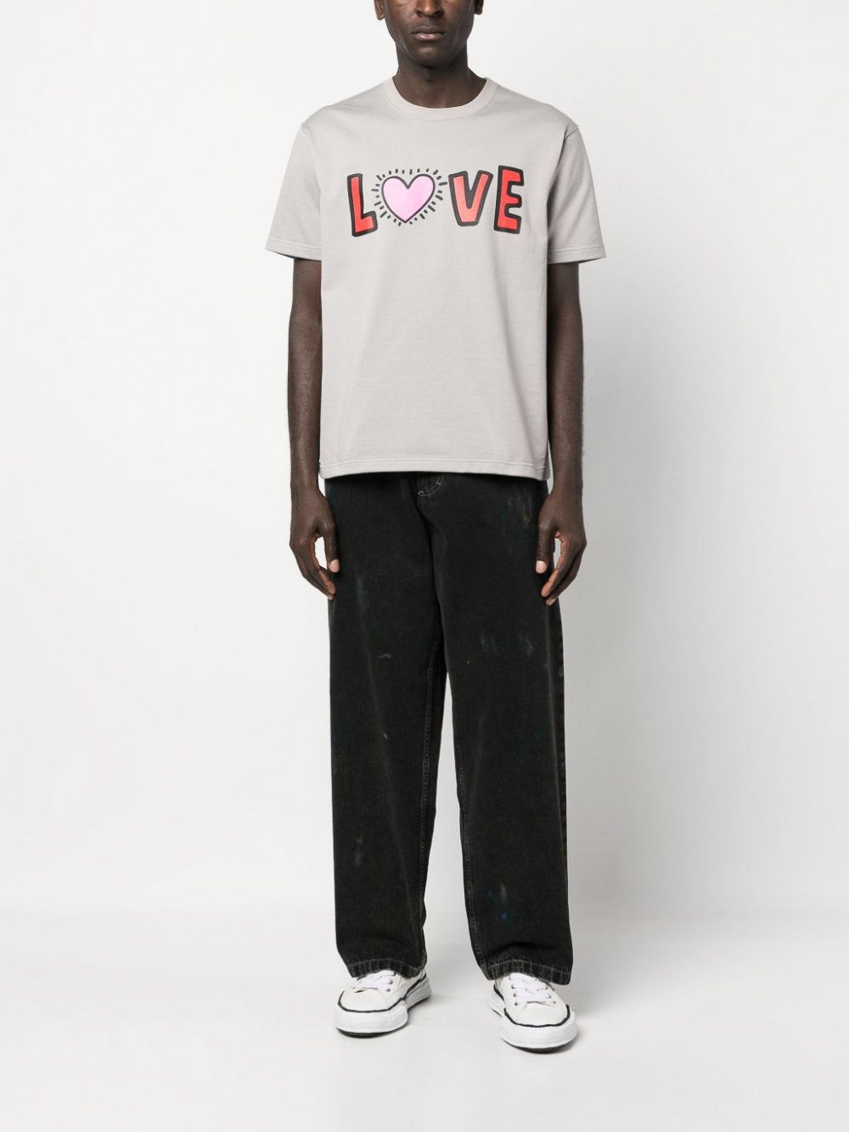 T-shirts Junya Watanabe - Love-print cotton t-shirt - T0030511