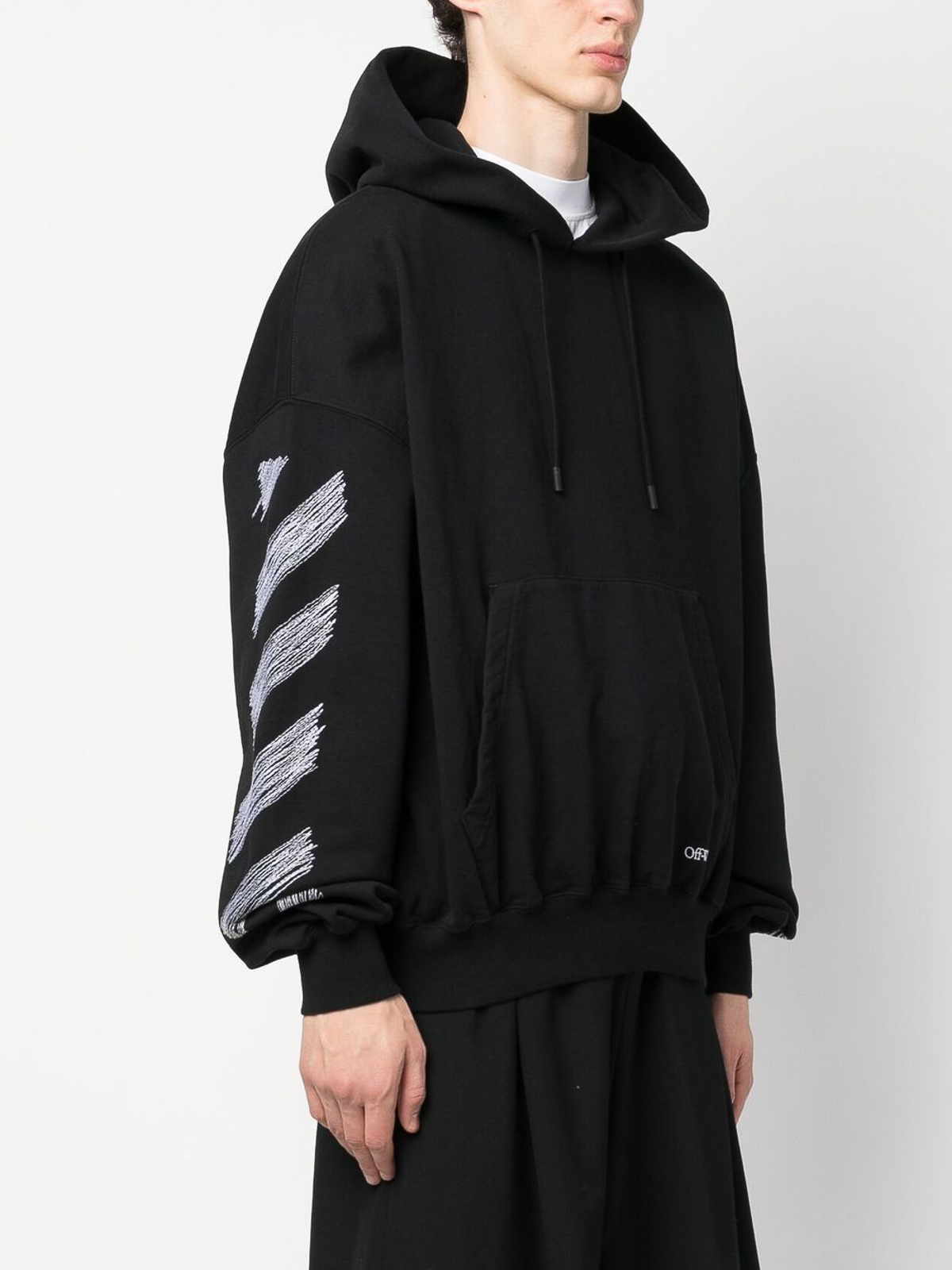 Off-White Airport Tape Zip Up Hoodie