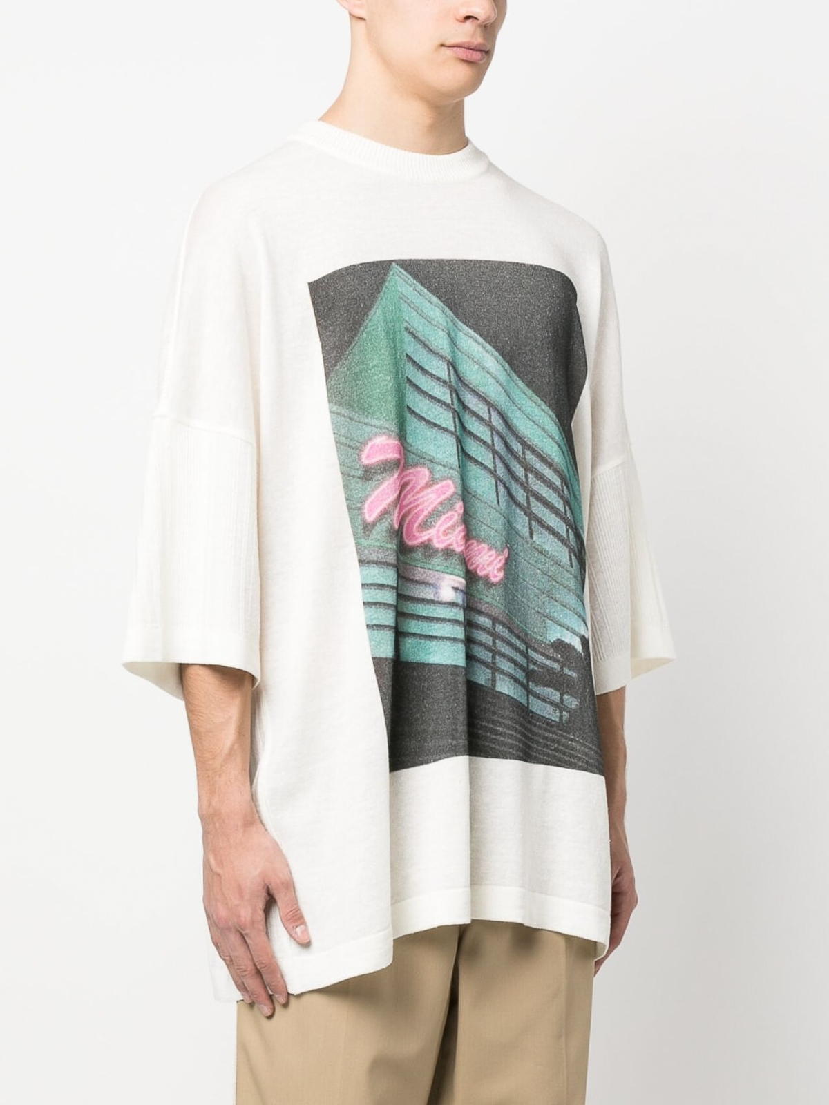 Palm Angels Oversized graphic-print t-shirt