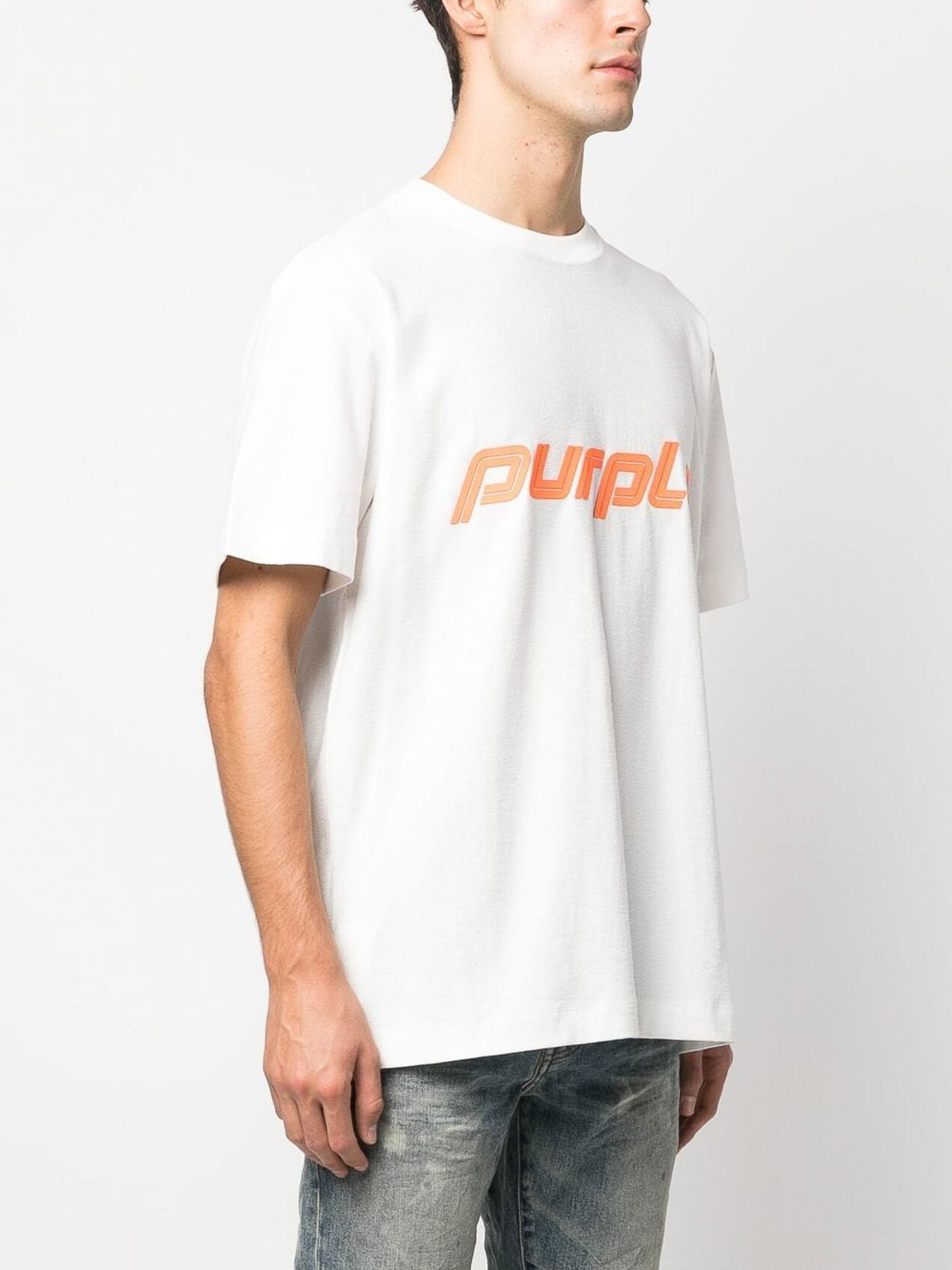 Purple Brand Tシャツ - 白 - ホワイト|PBP104JCMD | THEBS