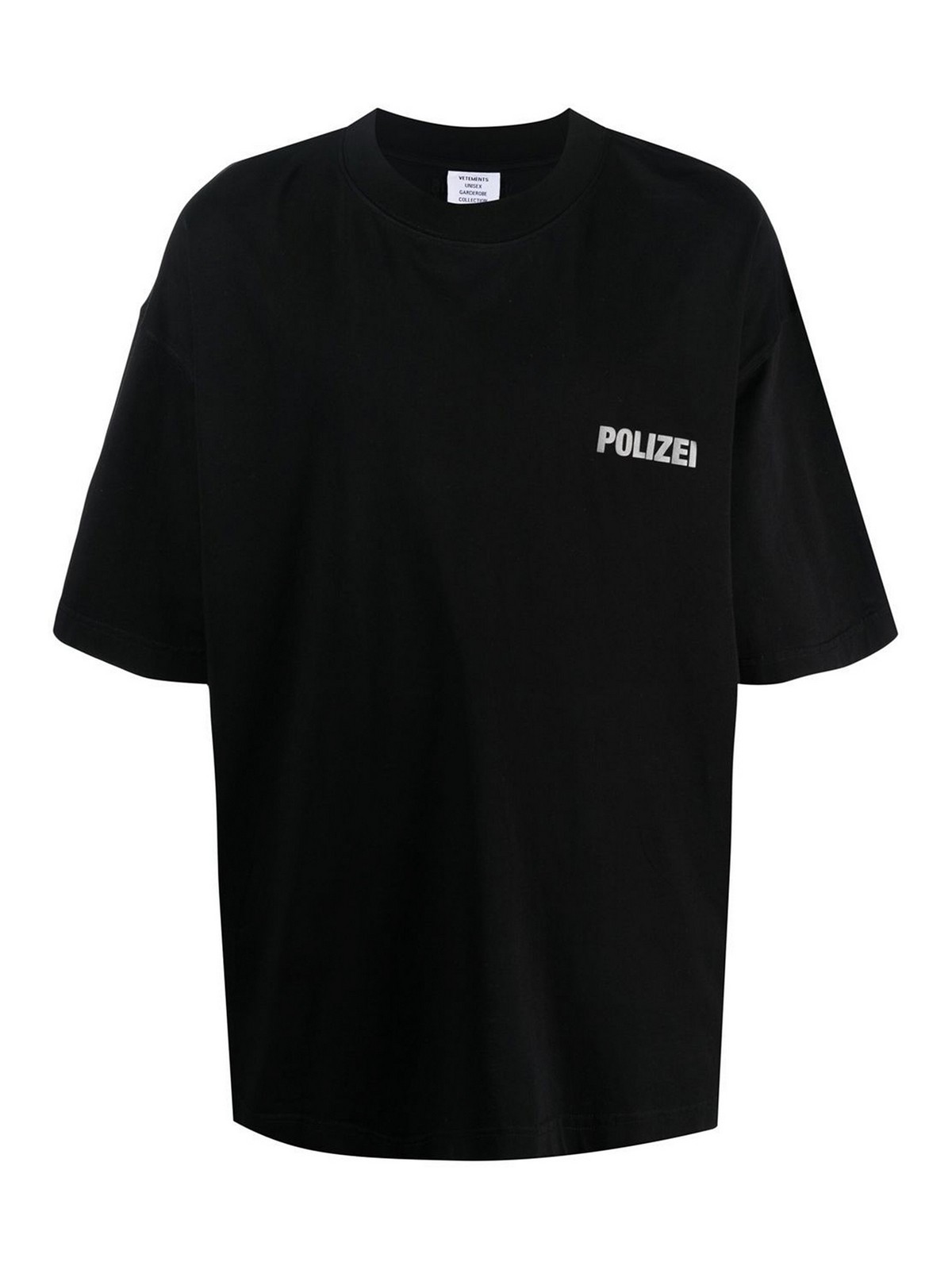 かなり大きめの作りでVETEMENTS POLIZEI Tシャツ