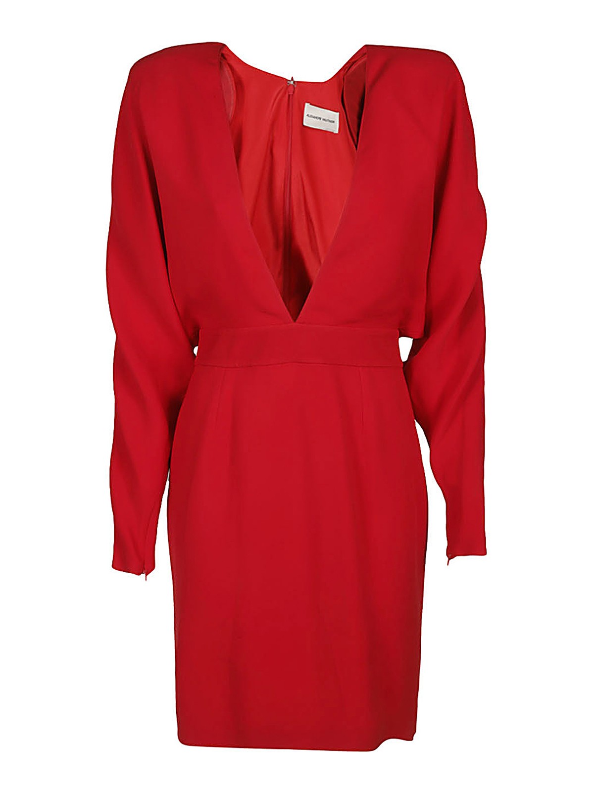 Shop Alexandre Vauthier Vestido Midi - Rojo In Red