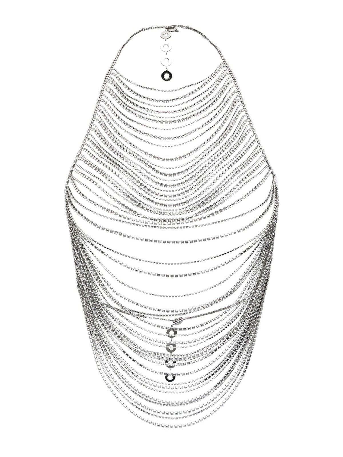 BENEDETTA BRUZZICHES - Aura Crystal-embellished Draped Halter Neck Top