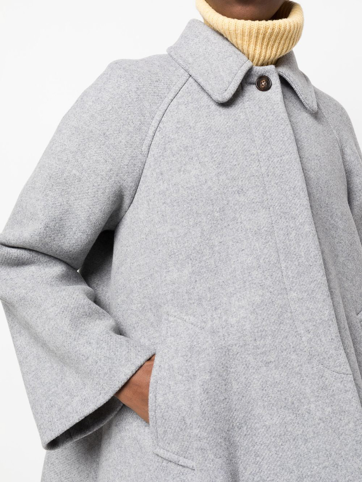 Chloe' Wool cape coat - Grey - Women | CHC23SMA24072043