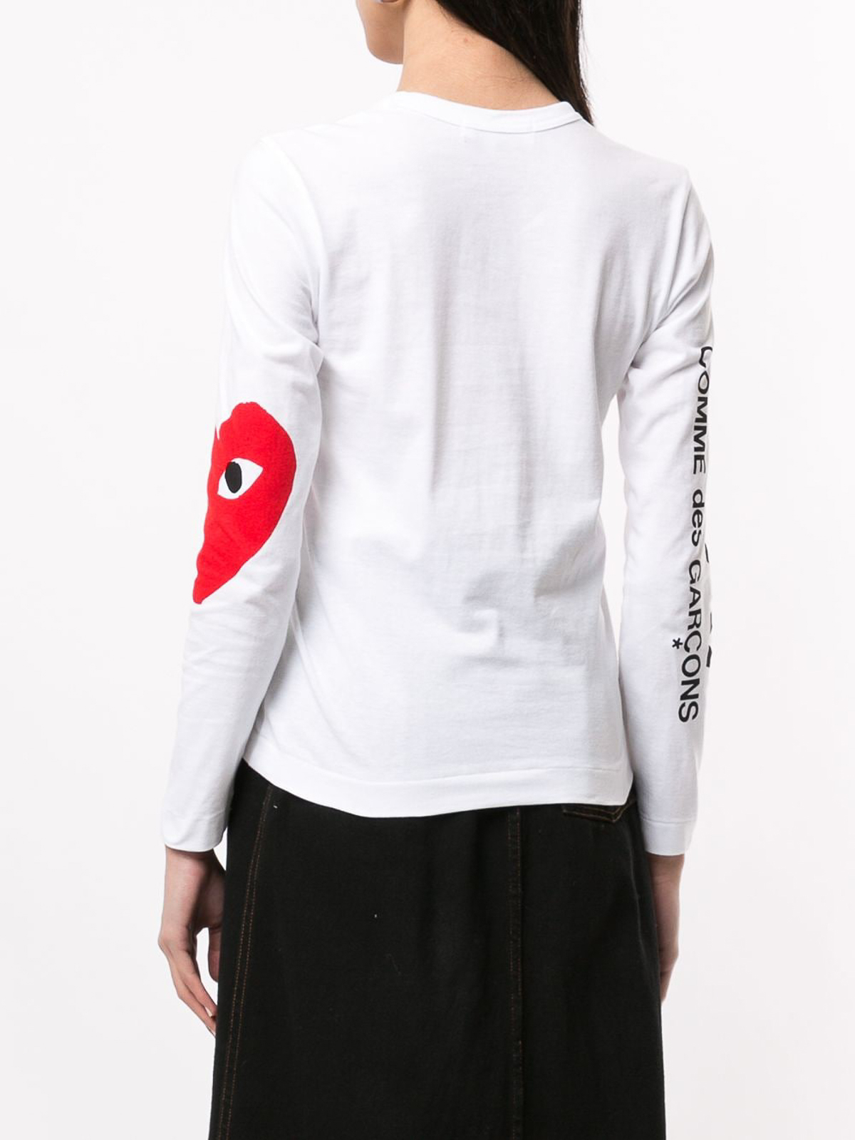 T-shirts Comme Des Garcons - Logo long sleeve cotton t-shirt - P1T2571