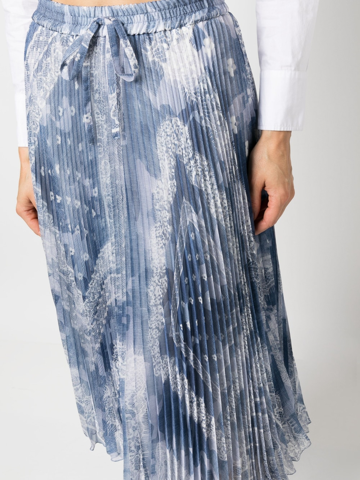 Ermanno Scervino Printed pleated skirt - Women