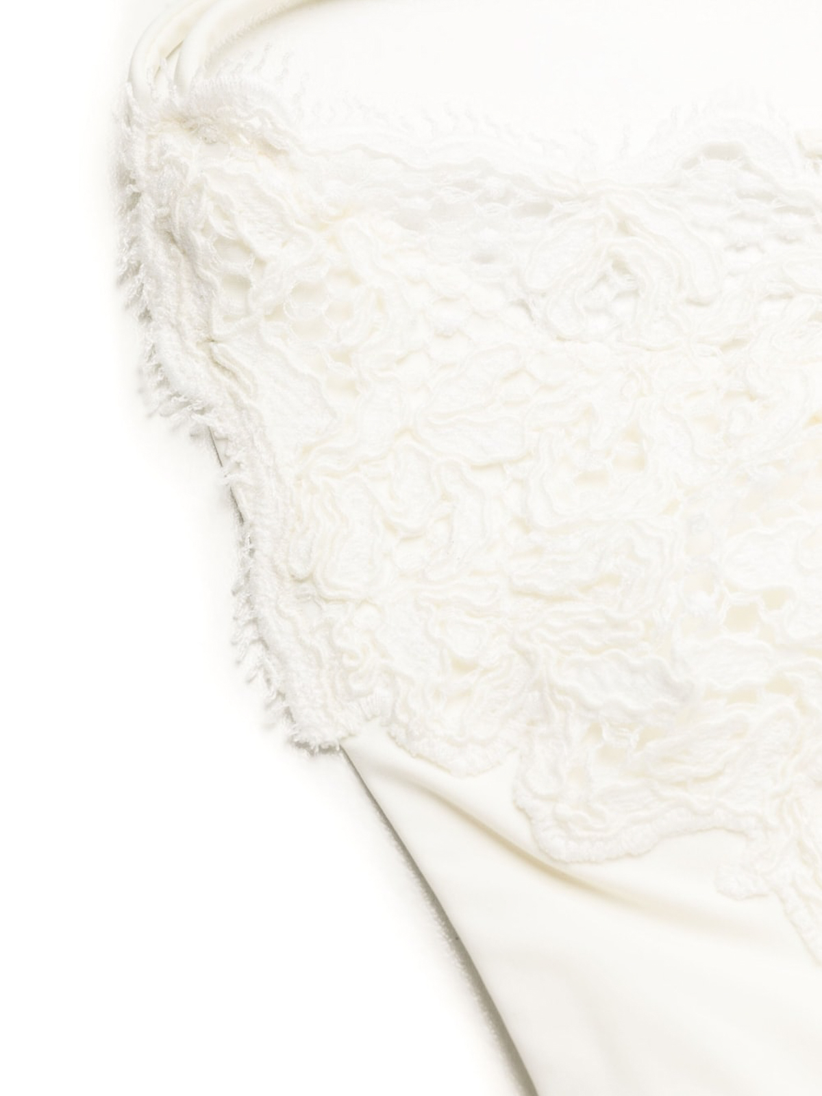 Maillot De Bain Blanc Ermanno Scervino - Taille M, Polyamide, Occasion Parfait état