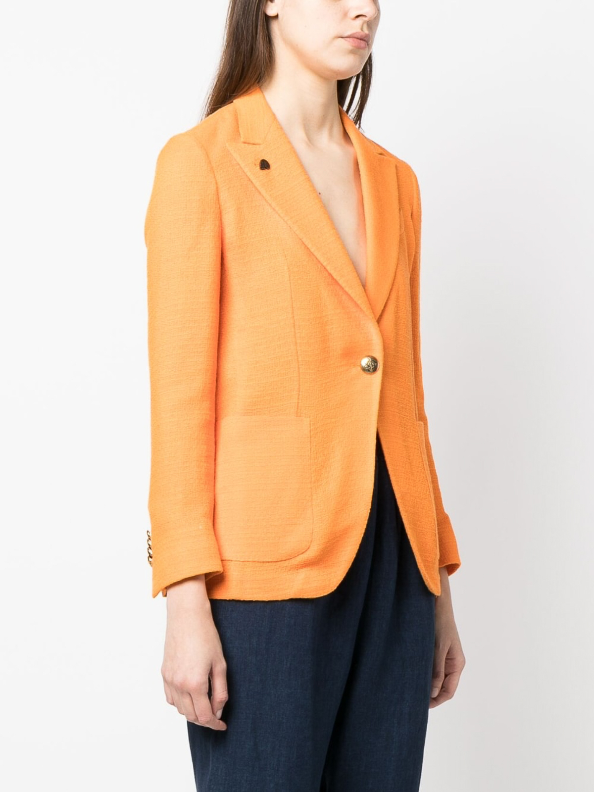 Shop Gabriele Pasini Blazer - Naranja In Orange