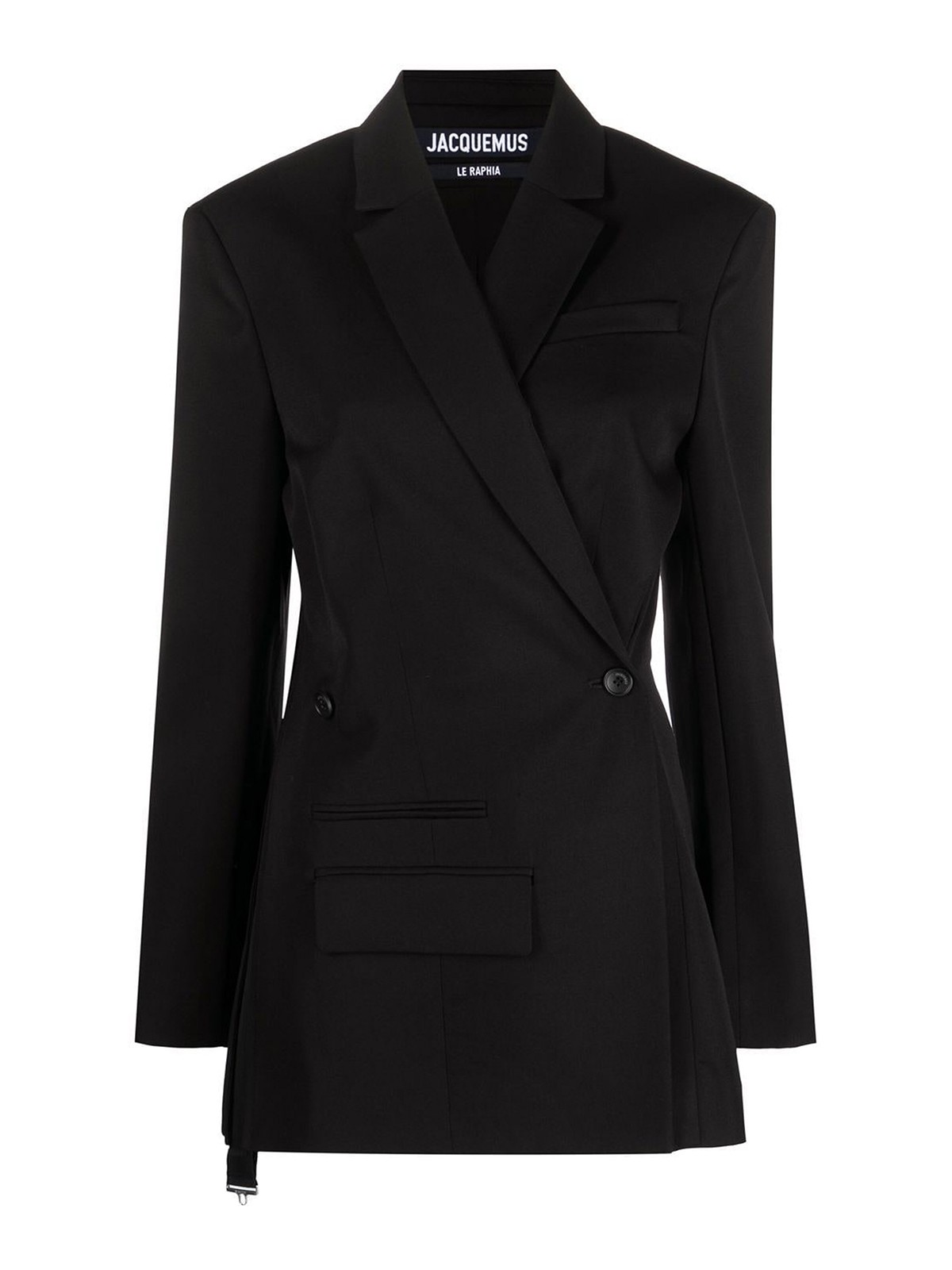 Jacquemus Double-breasted blazer - Black - Women | 231JA0221333
