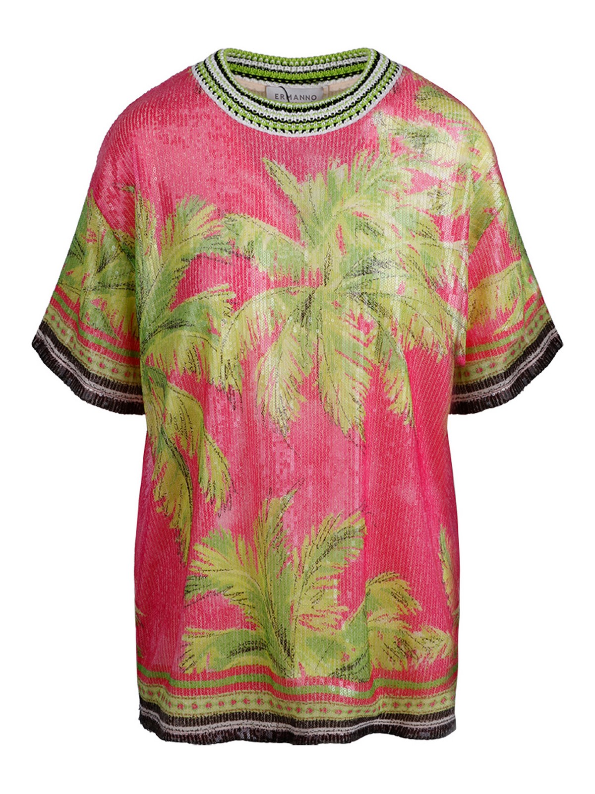 Ermanno Scervino Tシャツ - ピンク|D42EL056EB7MF577 | THEBS