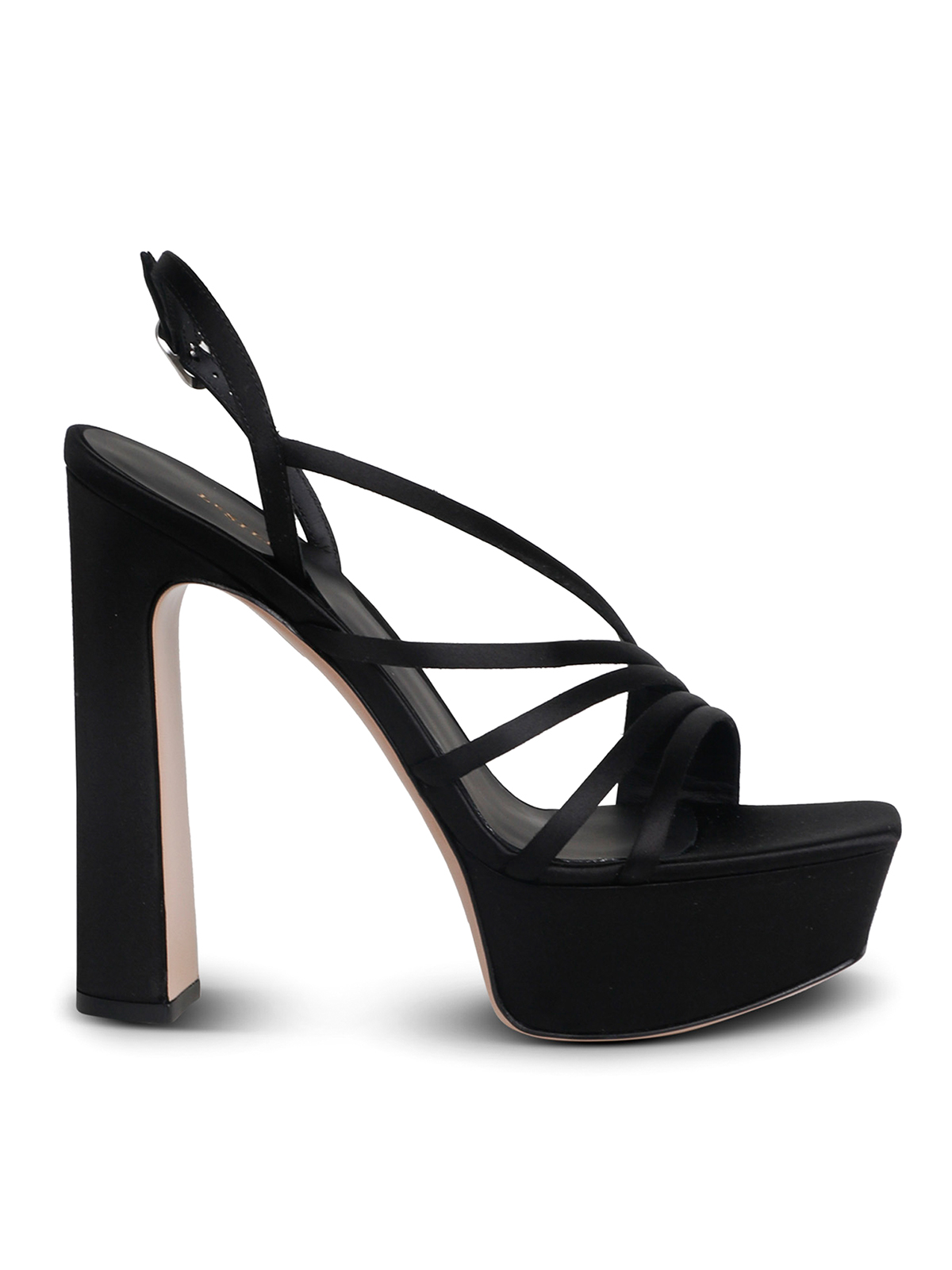 Shop Le Silla Scalert Sandal With Platform In Negro