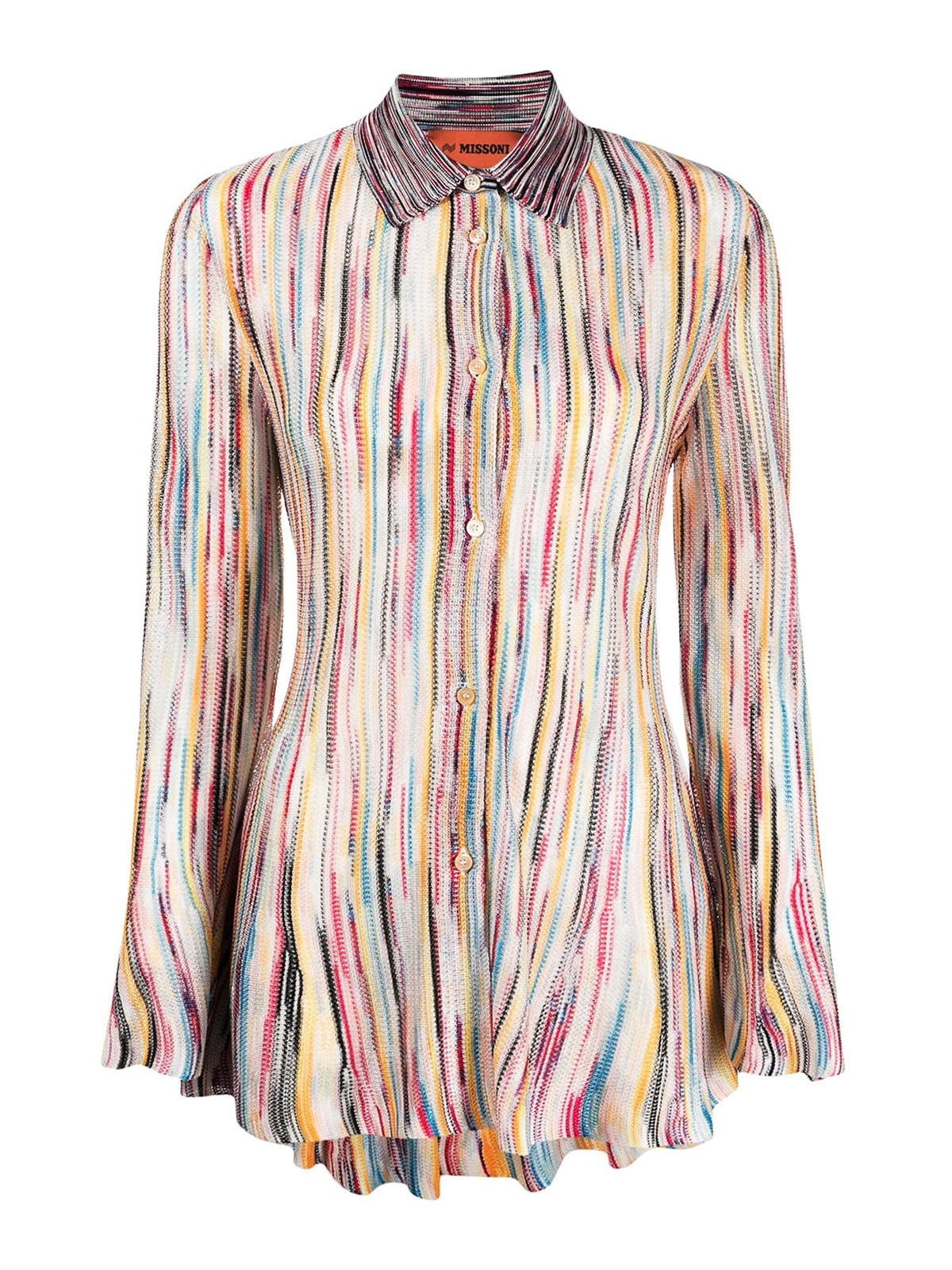 Shop Missoni Striped Shirt In Multicolour