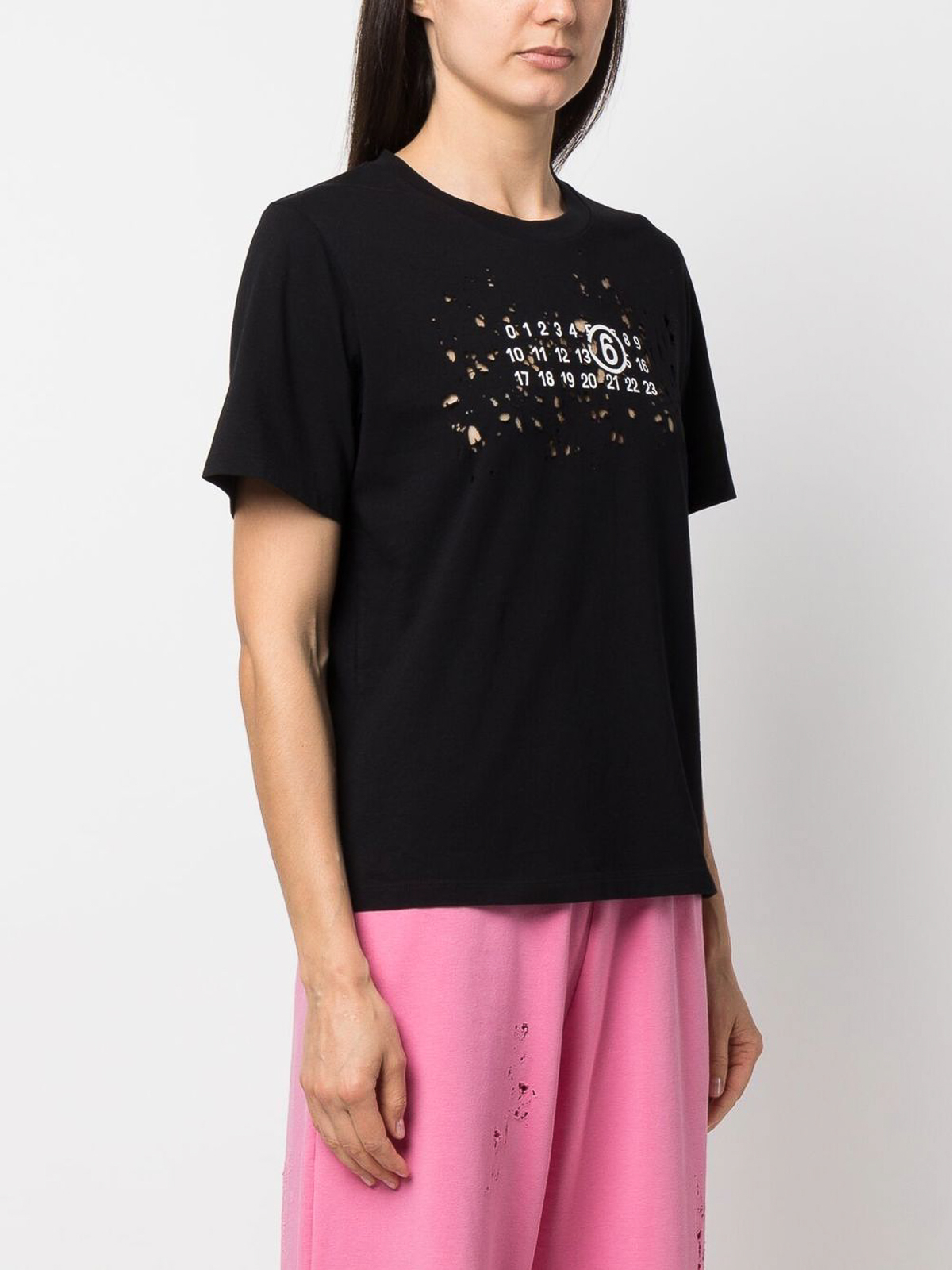 MM6 Maison Margiela Tシャツ - 黒|S62GD0152S23588900 | THEBS