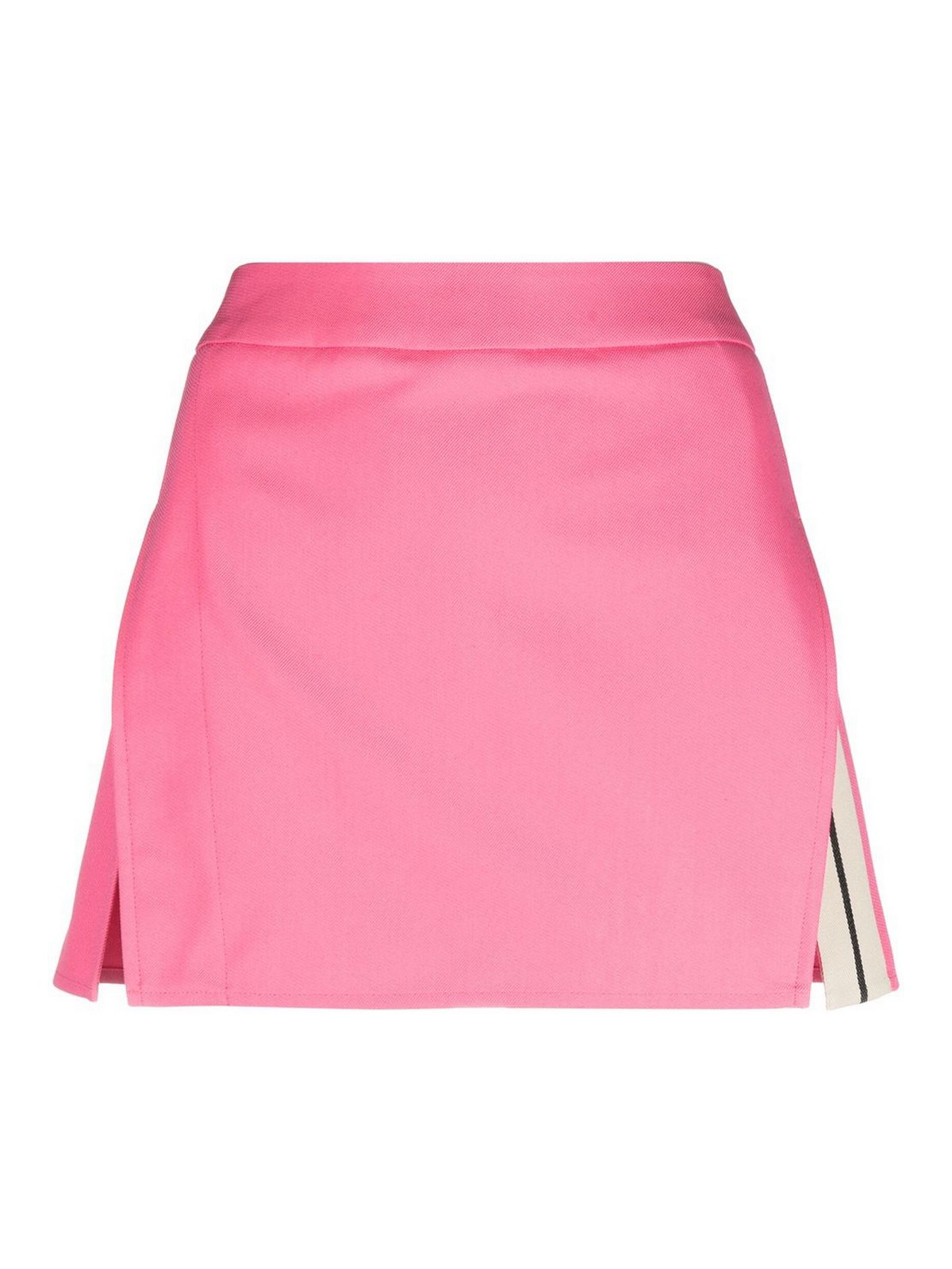 Shop Palm Angels Cotton Mini Skirt In Pink