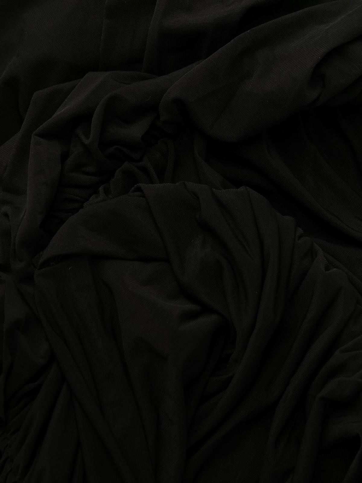 Shop Rick Owens Vestido Midi - Negro In Black