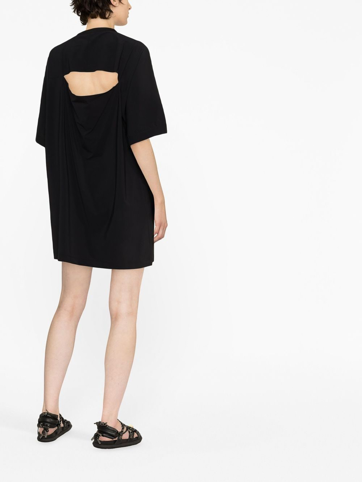Y-3 Logo mini dress - Black - Women|H63067