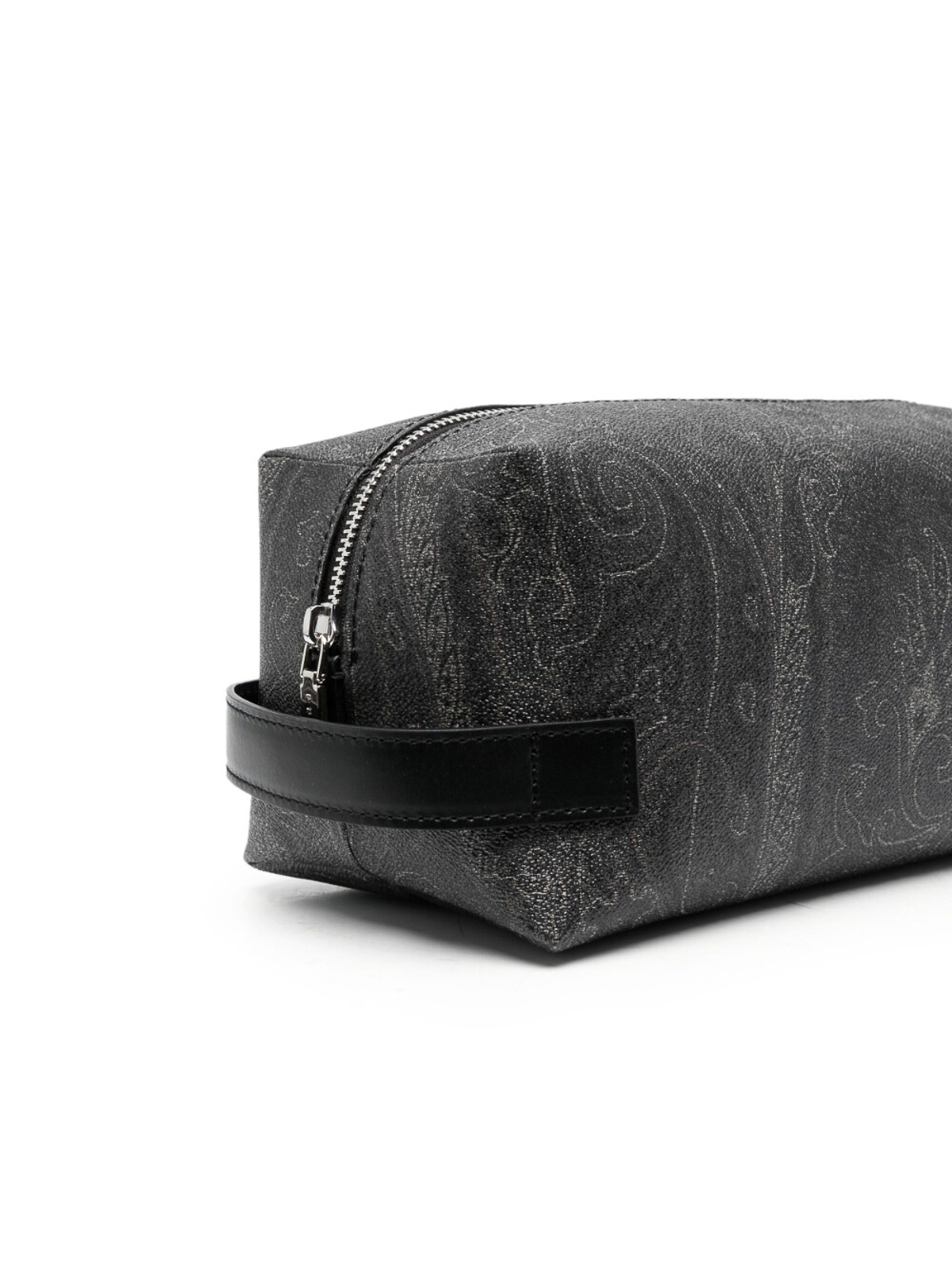 ETRO logo-plaque paisley-print Shoulder Bag - Black