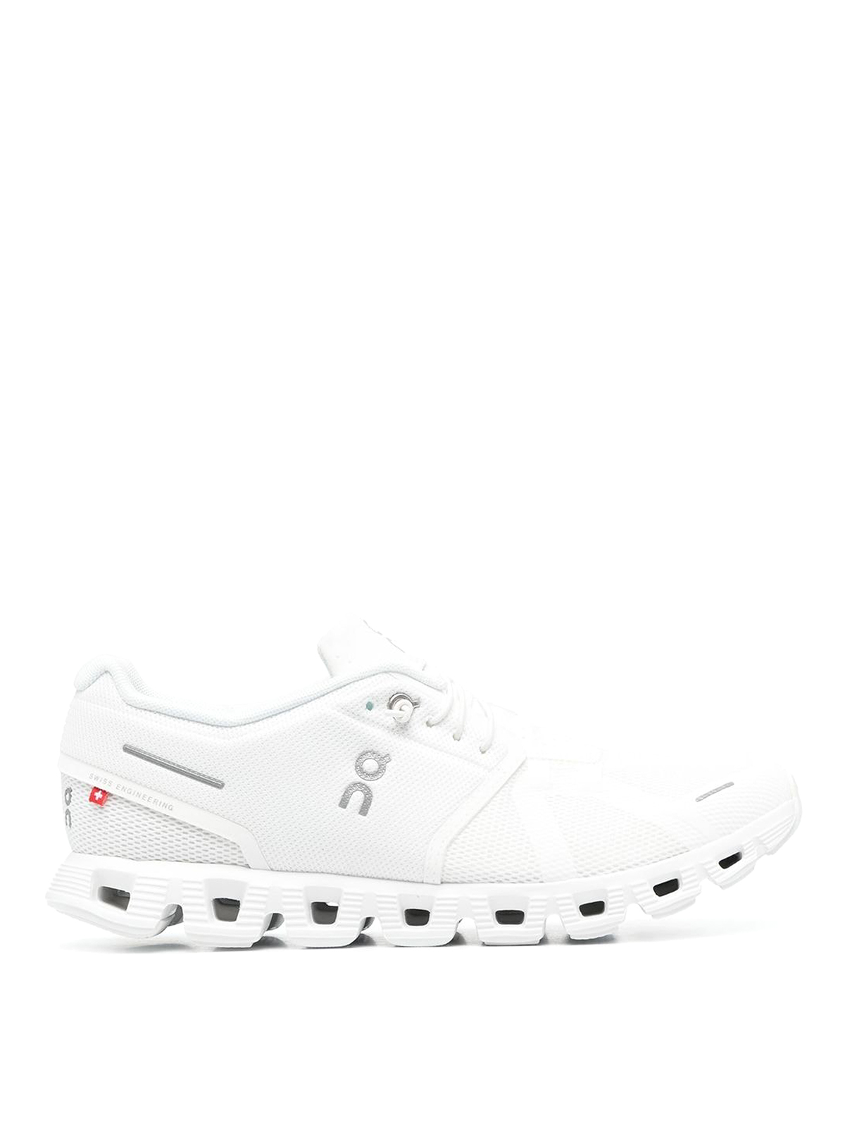 On Running Cloud 5 Running Sneakers In White