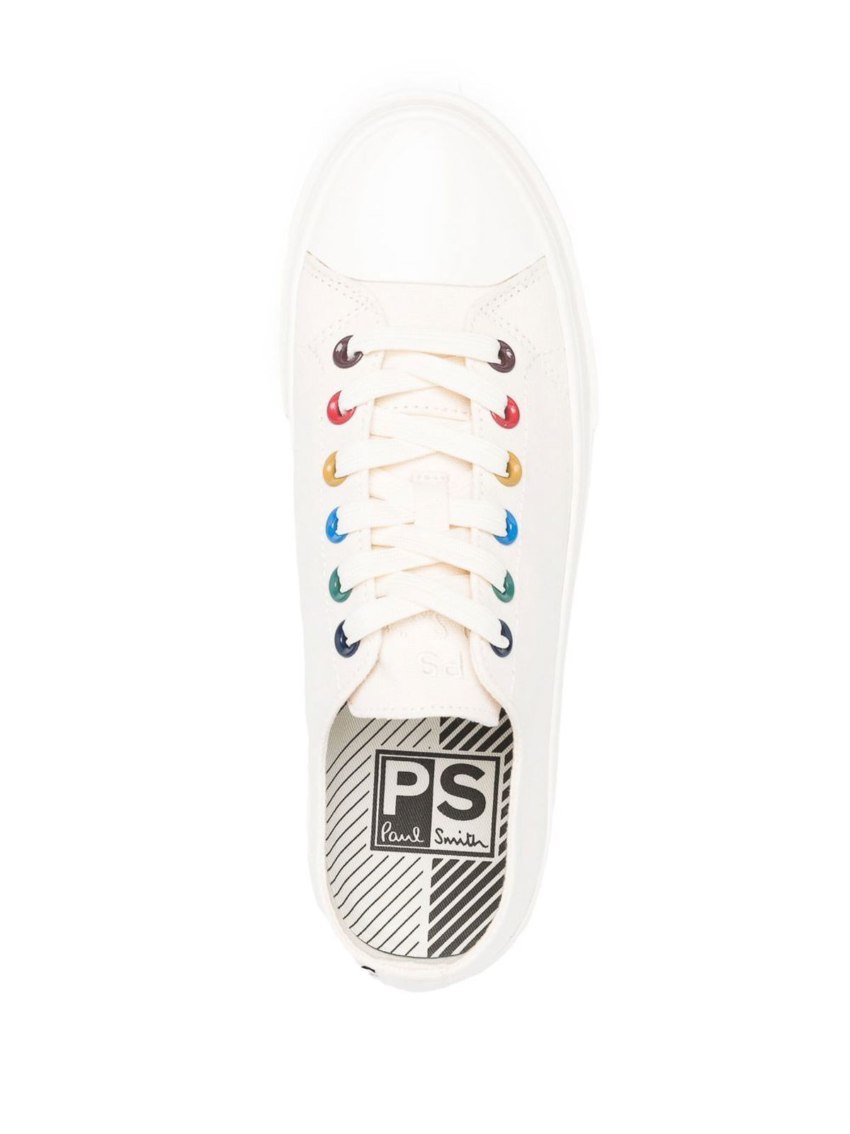 Shop Paul Smith Low-top Sneakers In White